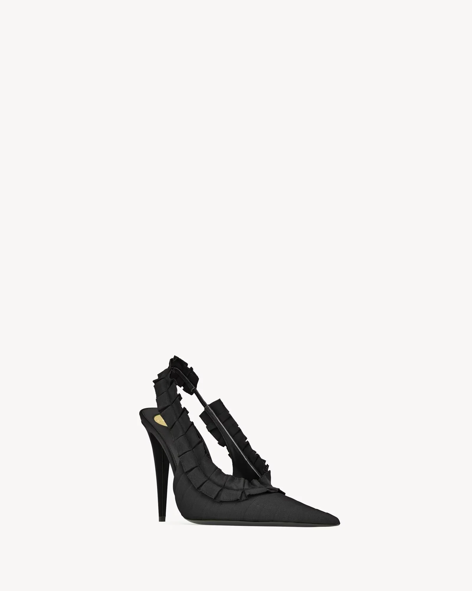 Madeleine Slingback Pumps In Silk Taffeta - Image 7