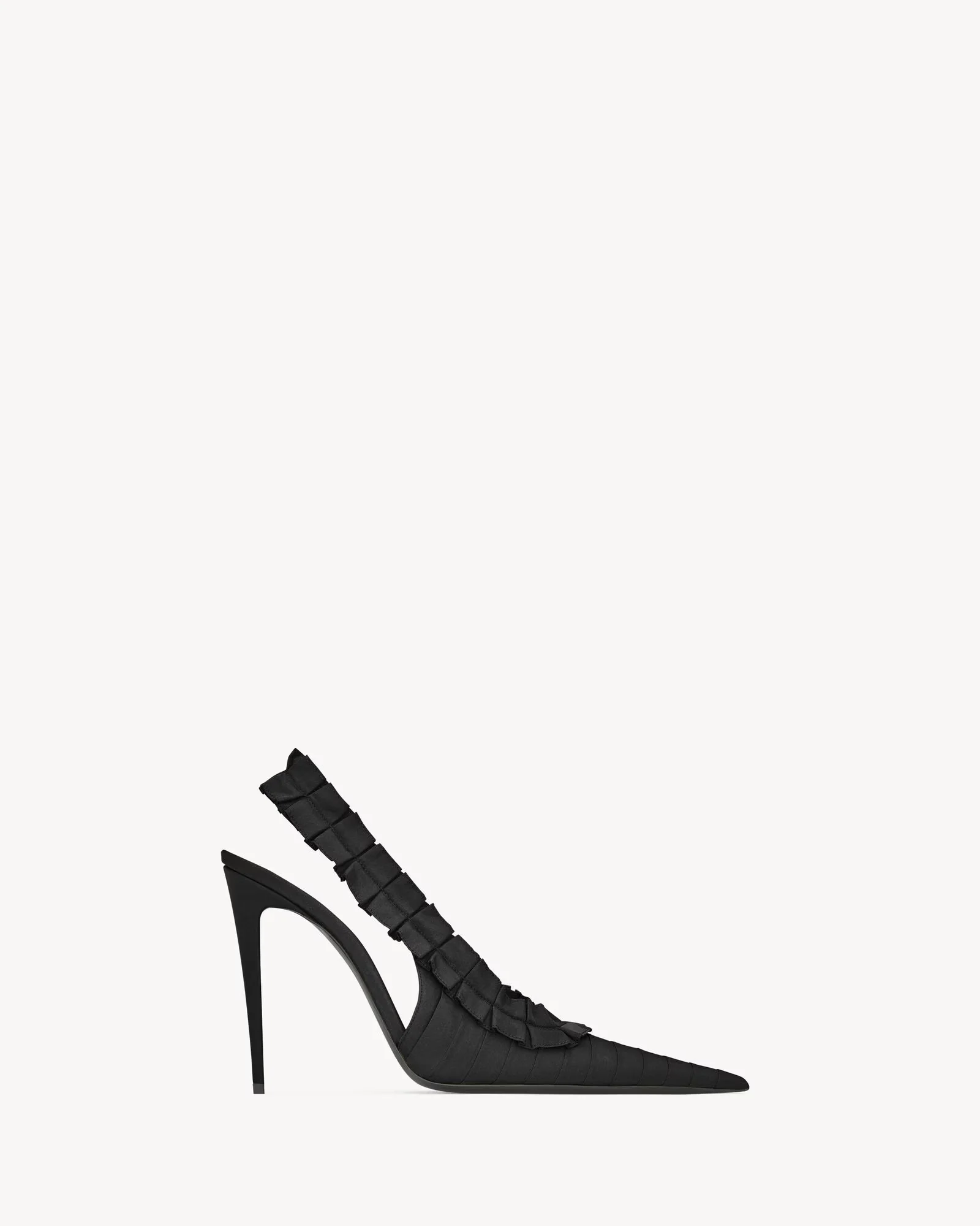 Madeleine Slingback Pumps In Silk Taffeta - Image 8