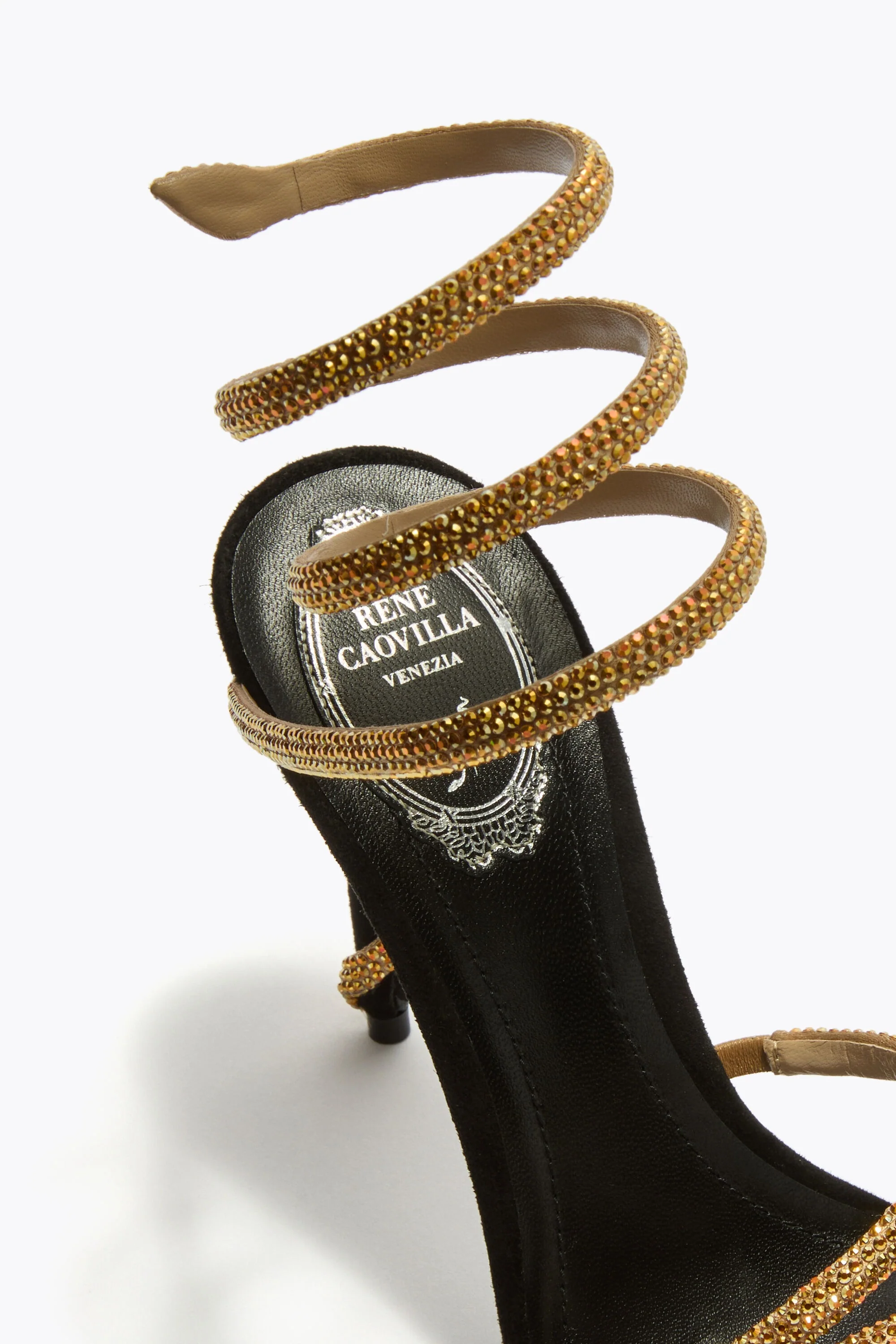 Margot Black And Gold Sandal 105 - Image 3