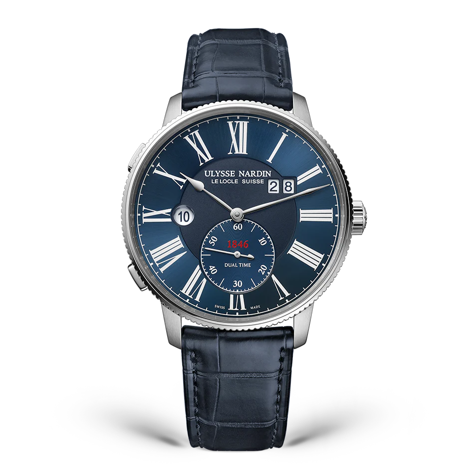 Marine Torpilleur Dual Time 44mm