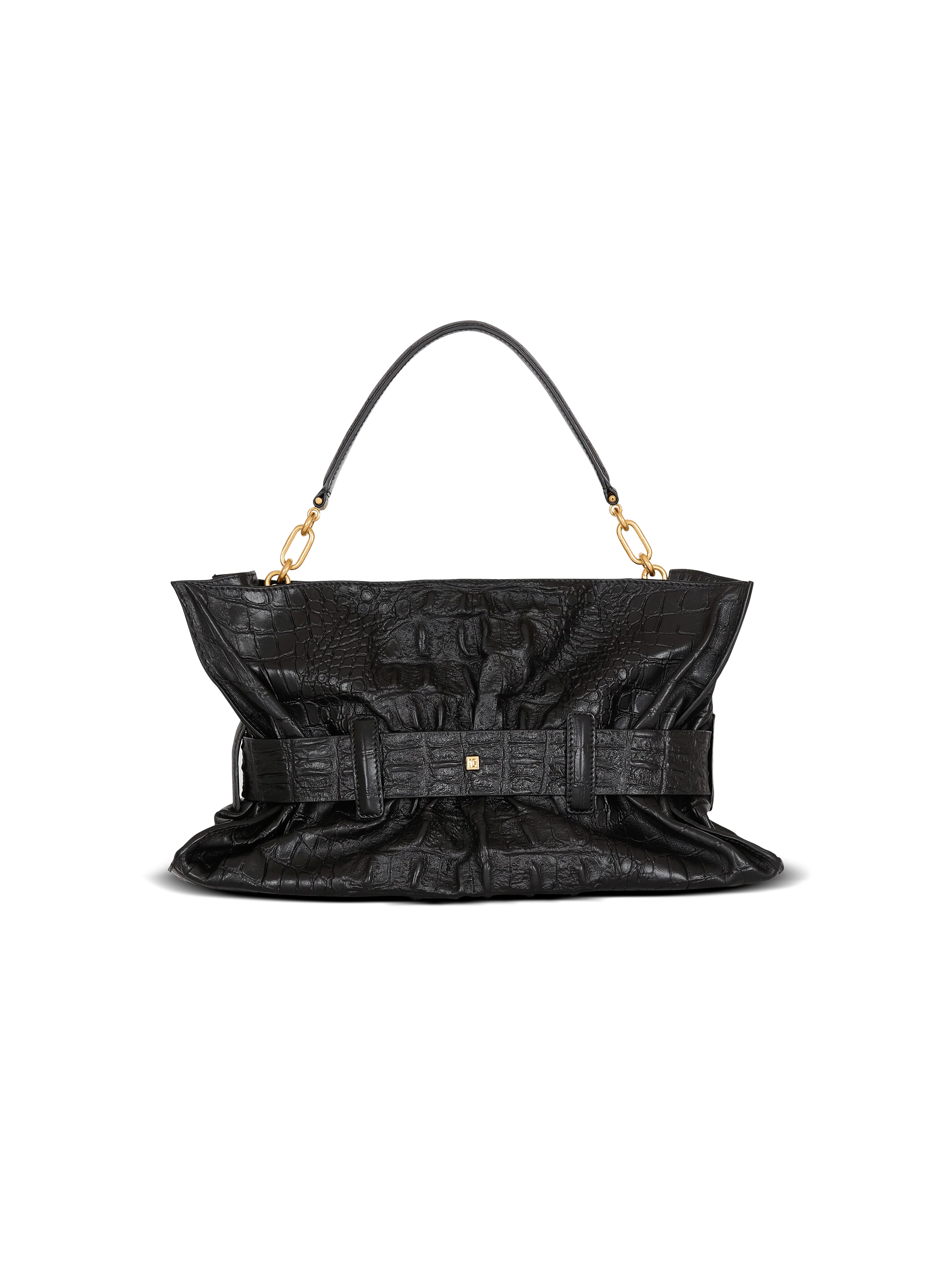 Medium Anthem Bag In Embossed Crocodile-print Calfskin - Image 3