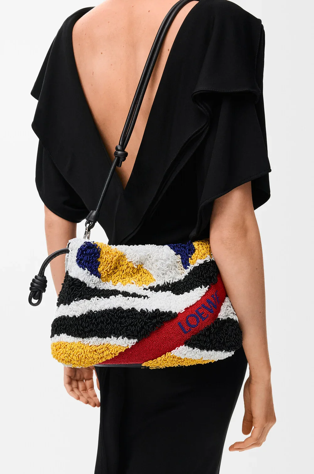 Medium Flamenco Purse In Embroidered Nappa - Image 2