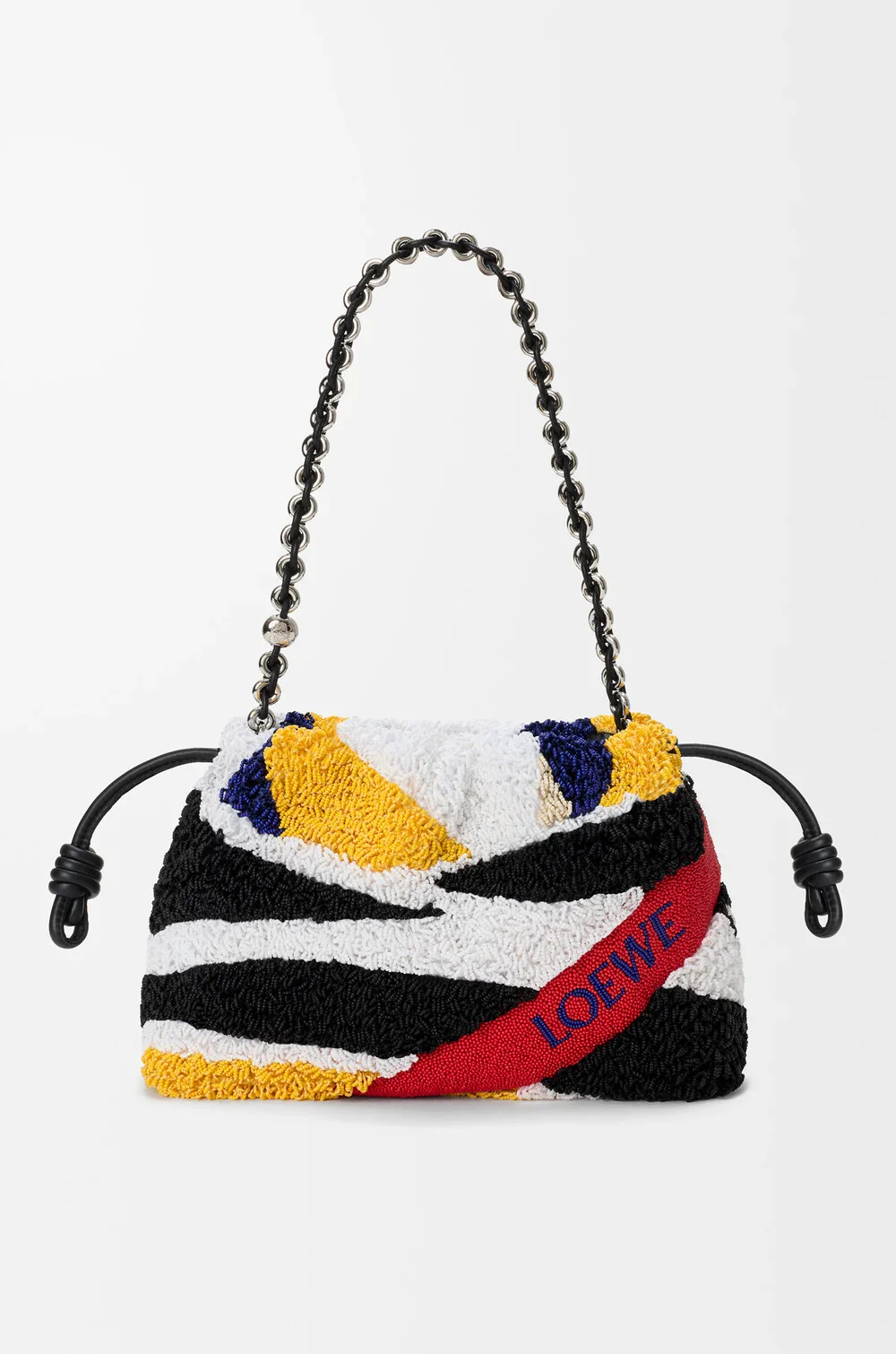 Medium Flamenco Purse In Embroidered Nappa - Image 3