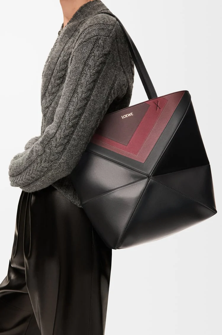 Medium Puzzle Fold Tote In Nappa Calfskin - Image 12