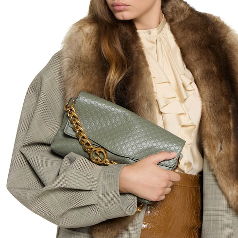 Medium Shoulder Bag With Chain - Image 15