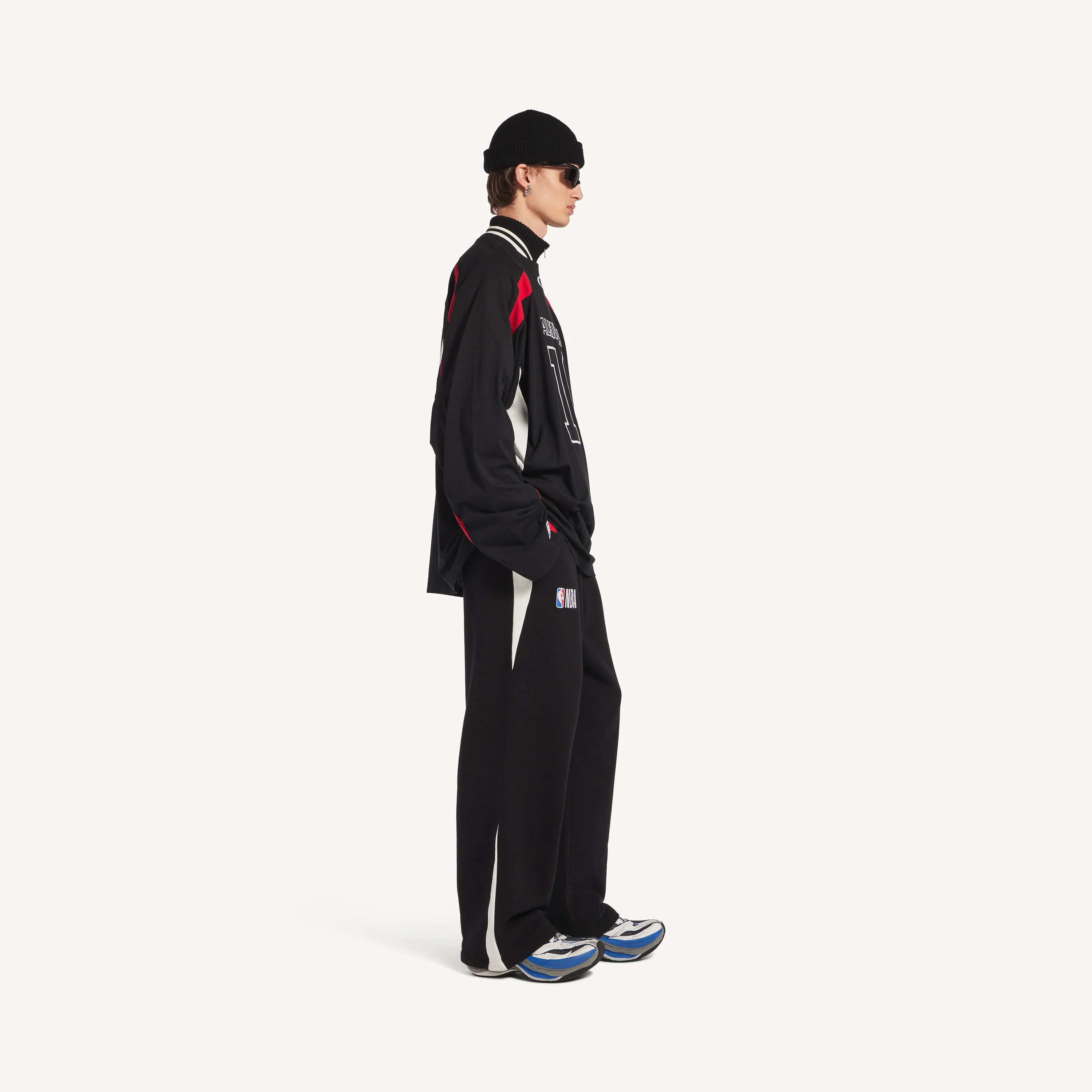 Men's Balenciaga | Nba Collaboration Oversized Long Sleeve T-shirt - Image 4