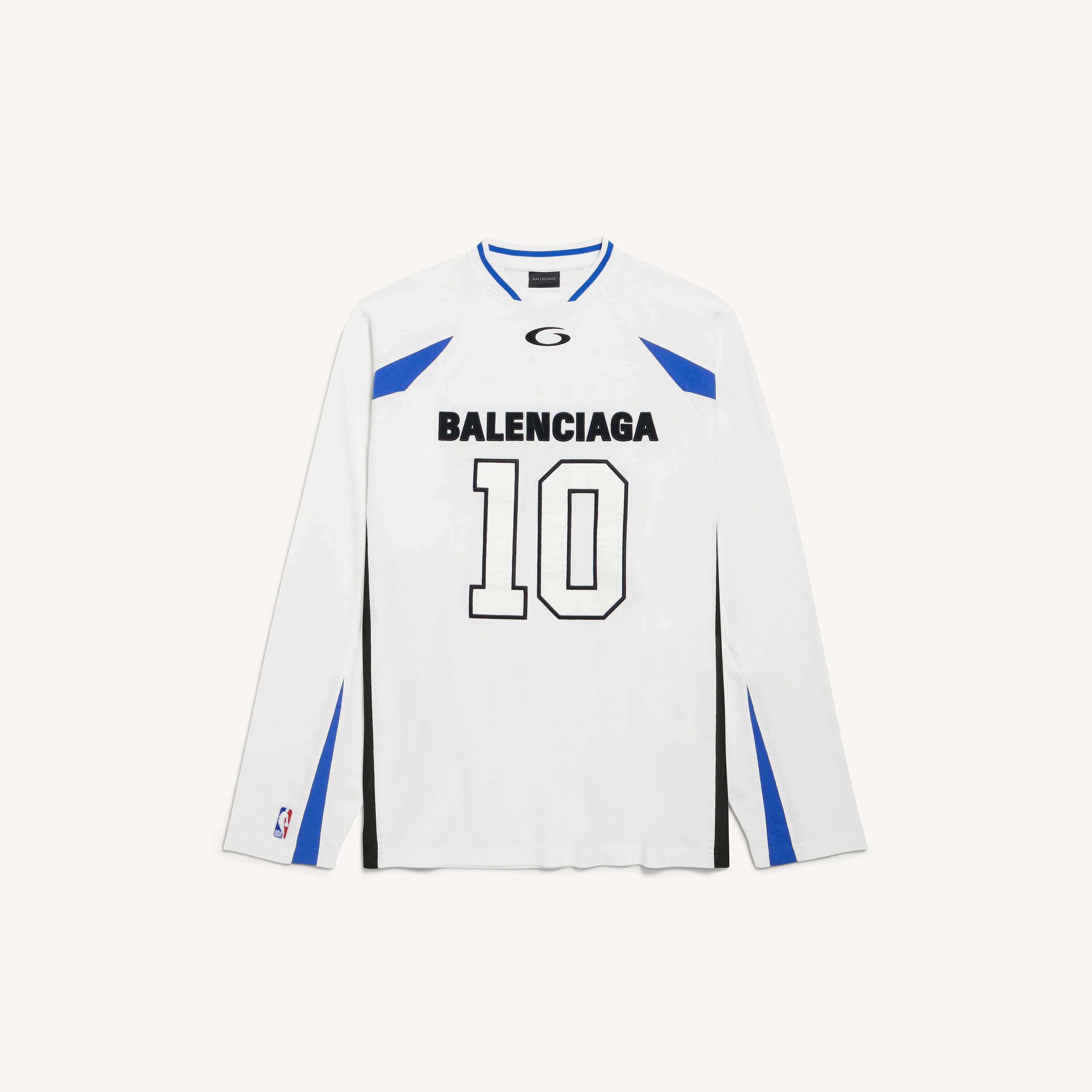 Men's Balenciaga | Nba Collaboration Oversized Long Sleeve T-shirt - Image 5