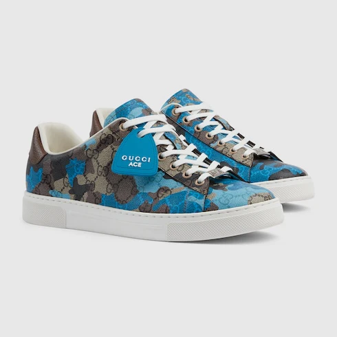 Men's Gucci Ace Trainers With Web - Image 3