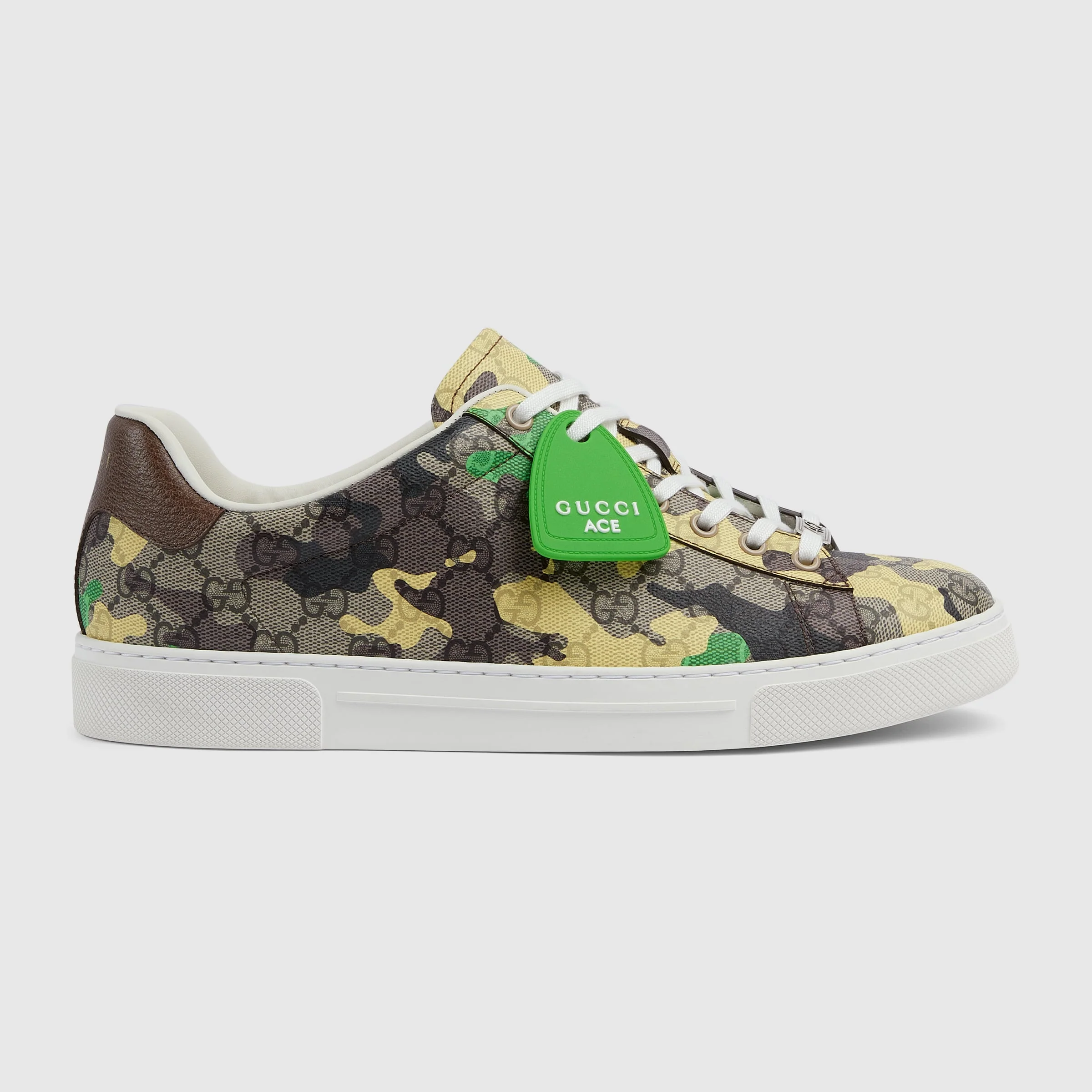Men's Gucci Ace Trainers With Web - Image 4