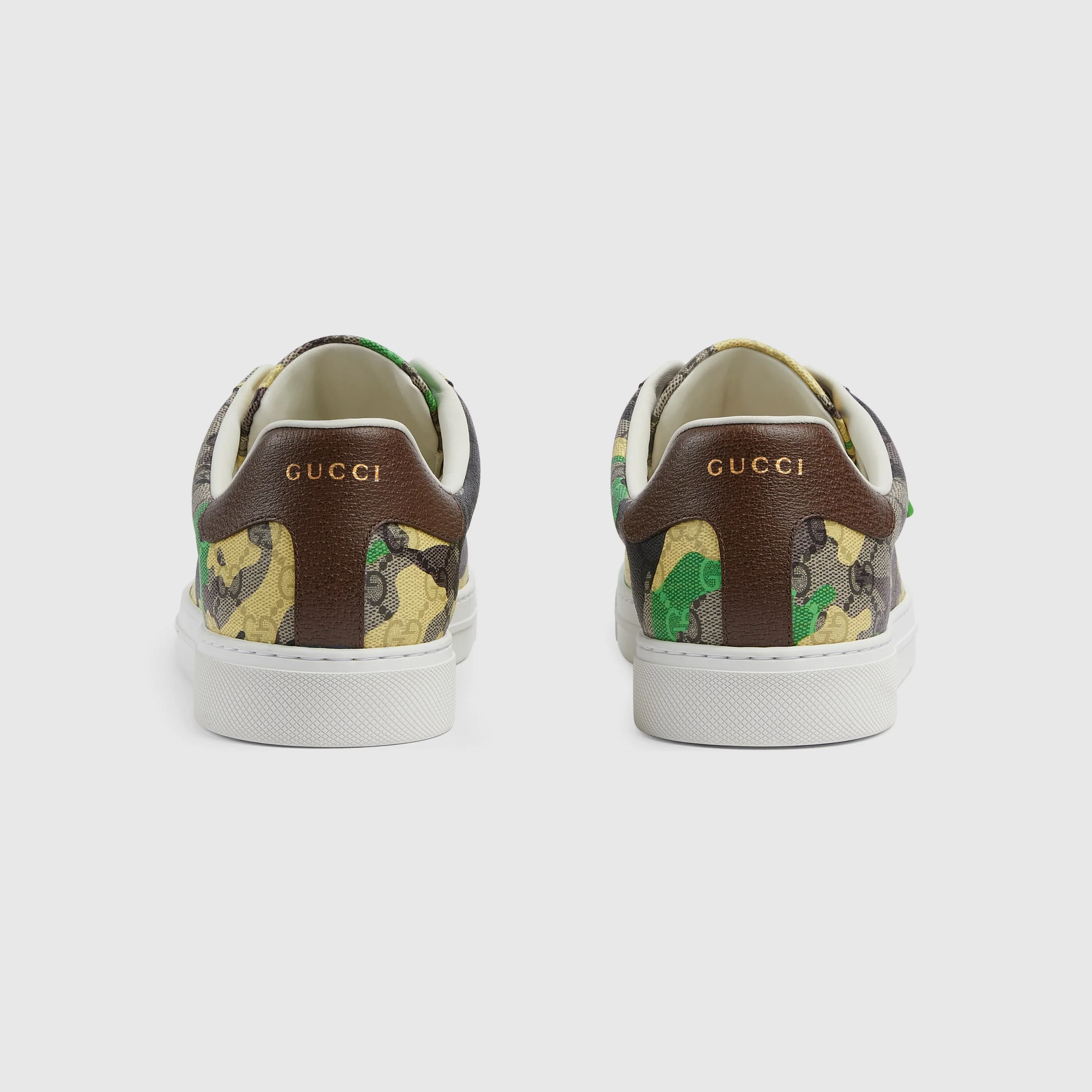 Men's Gucci Ace Trainers With Web - Image 6
