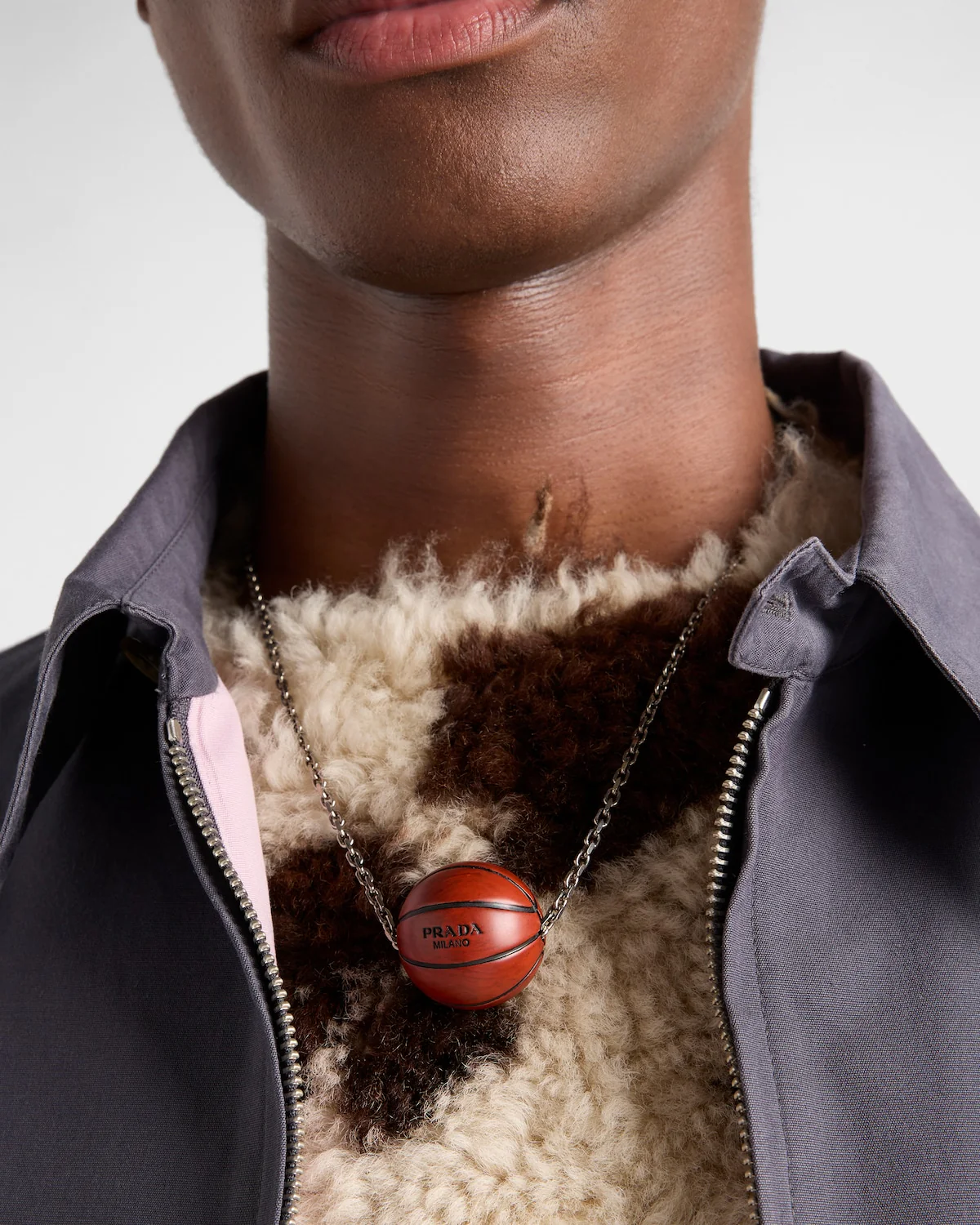 Metal Basketball Necklace - Image 6