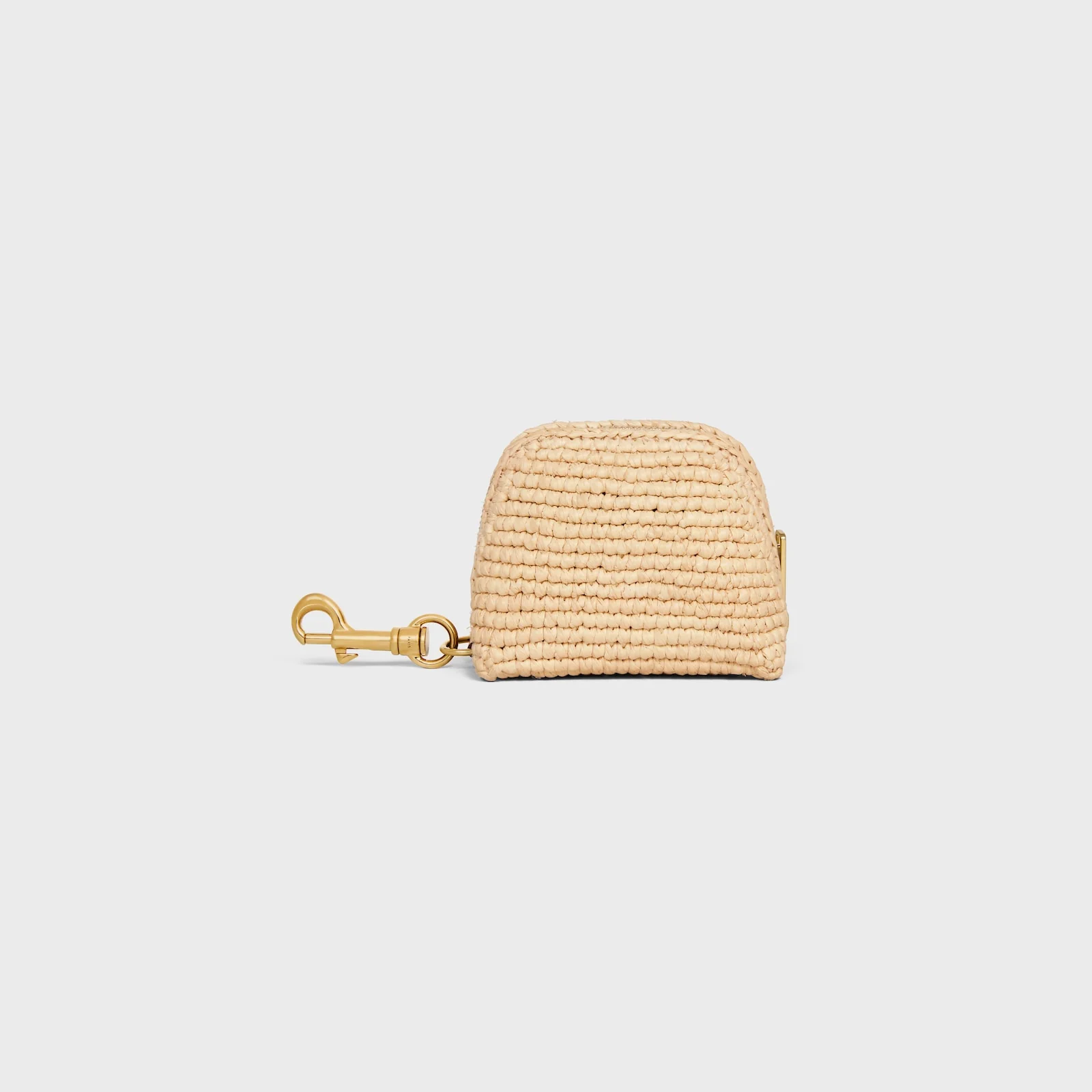 Micro Triomphe Charm In Raffia - Image 4