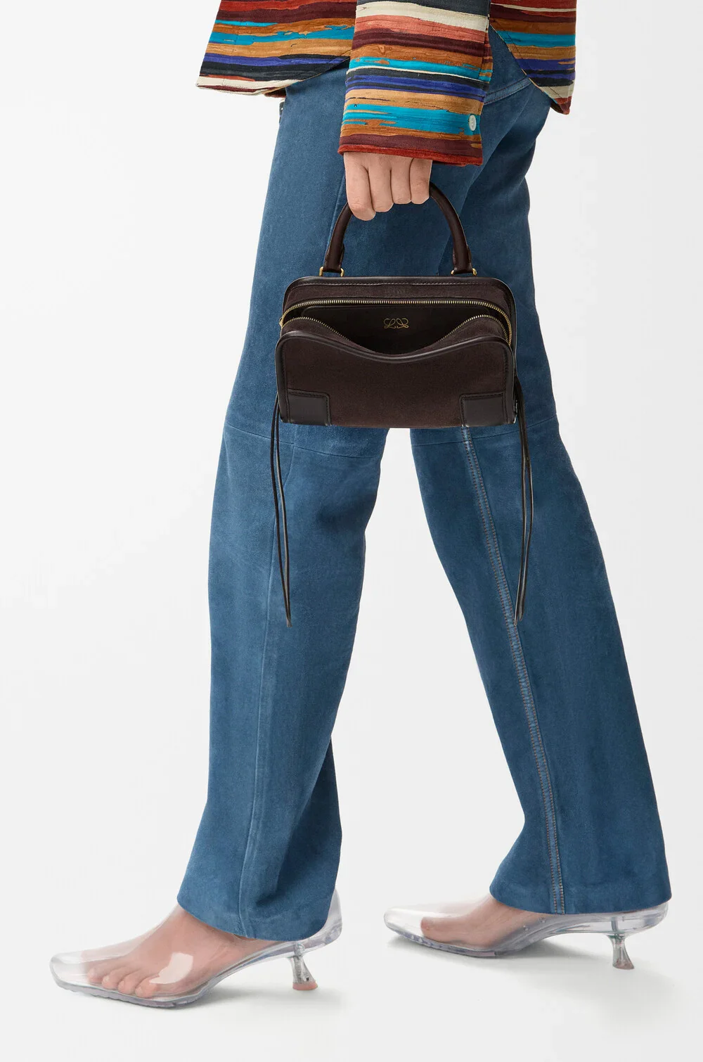 Mini Amazona 180 Bag In Suede - Image 2