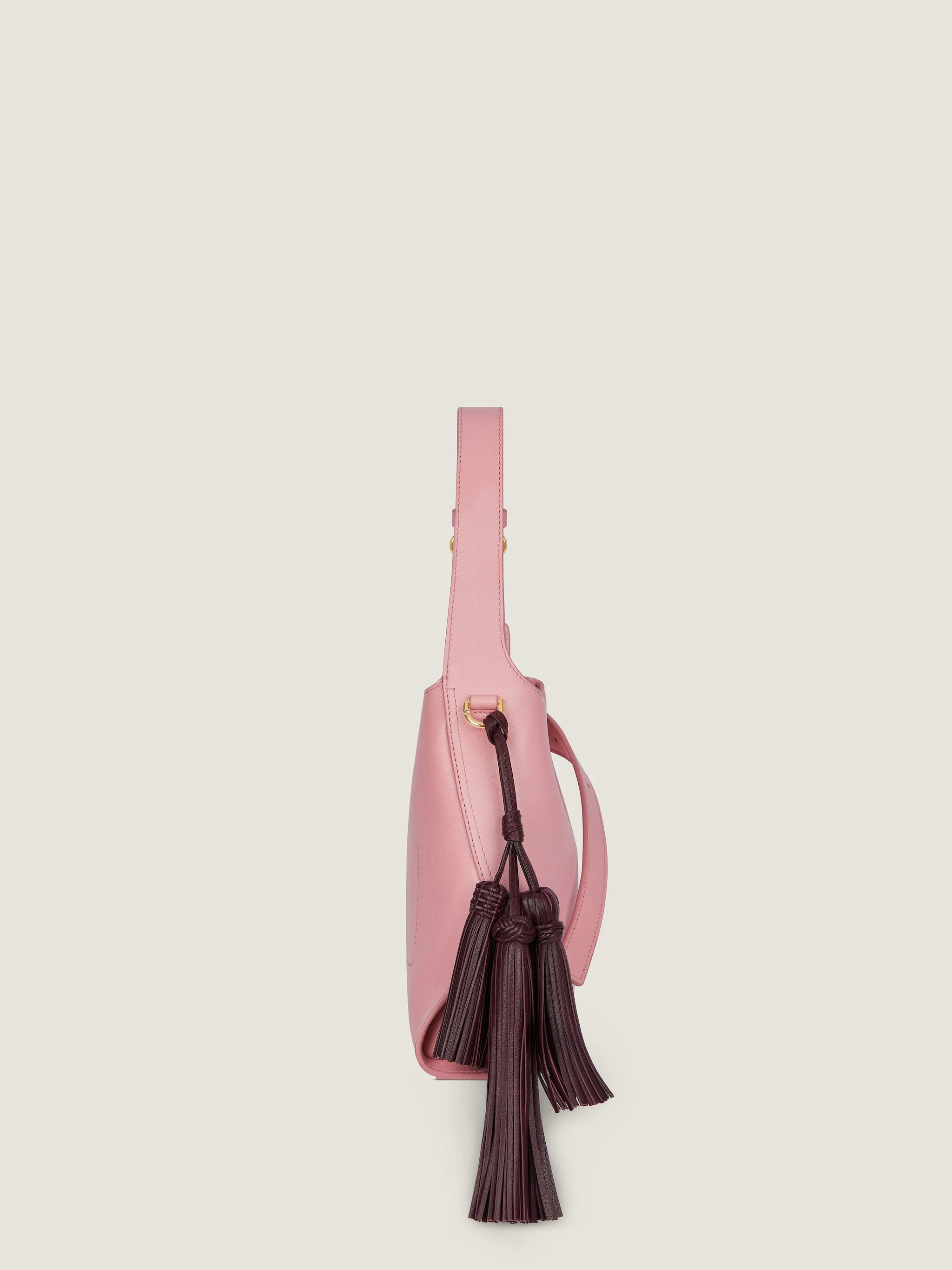 Mini Belted Hobo Bag In Leather - Image 10