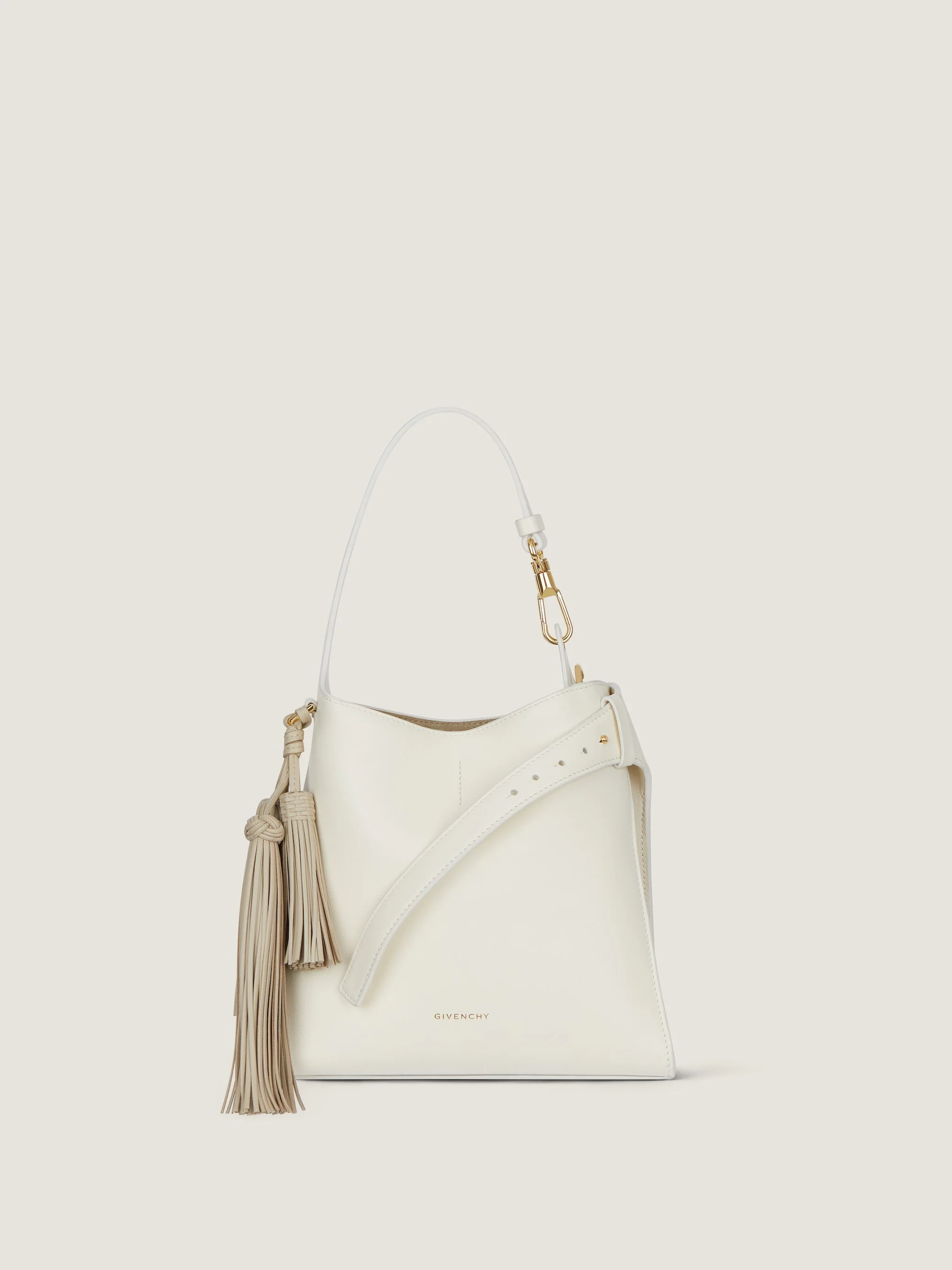 Mini Belted Hobo Bag In Leather - Image 5