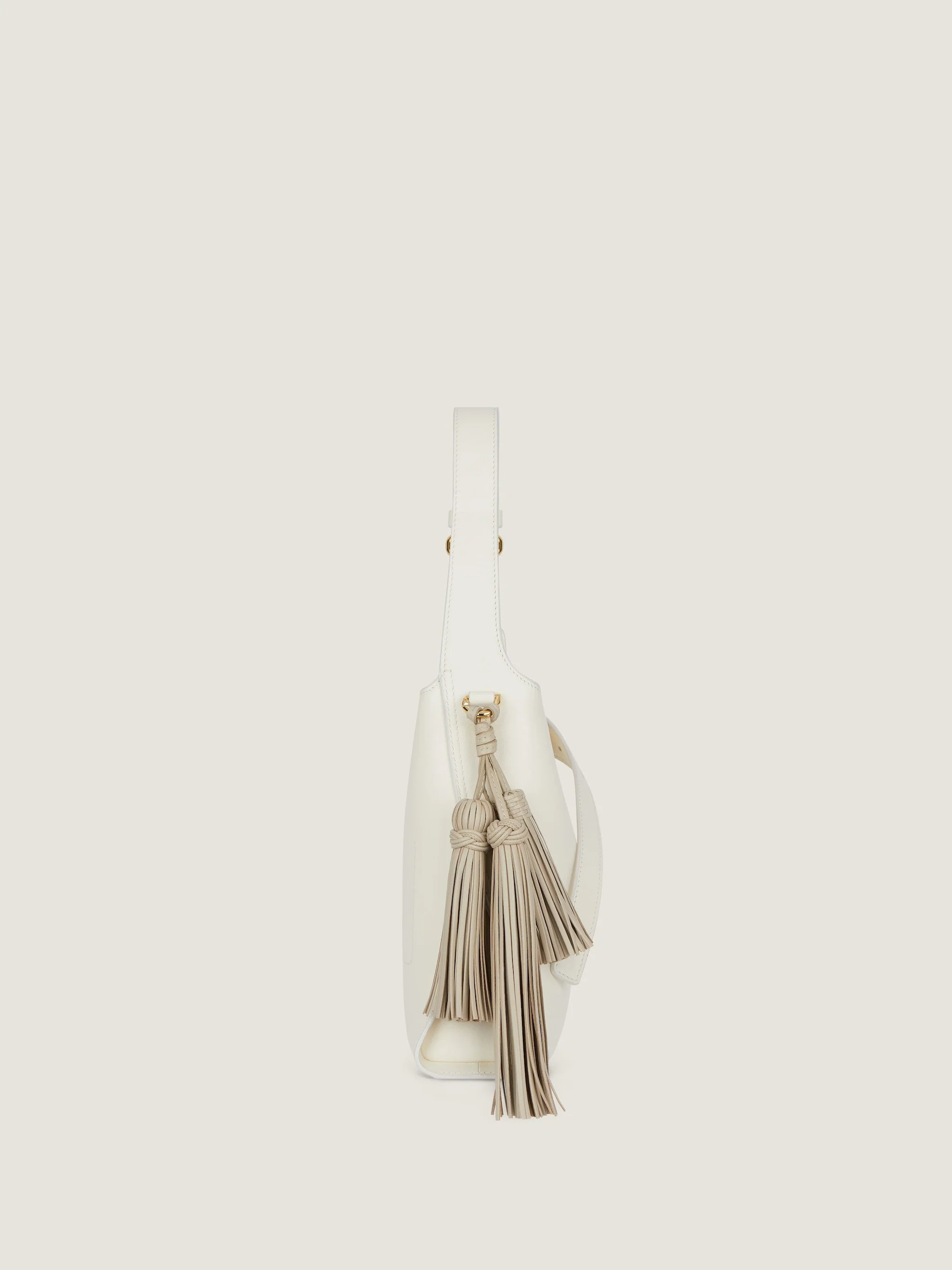 Mini Belted Hobo Bag In Leather - Image 7