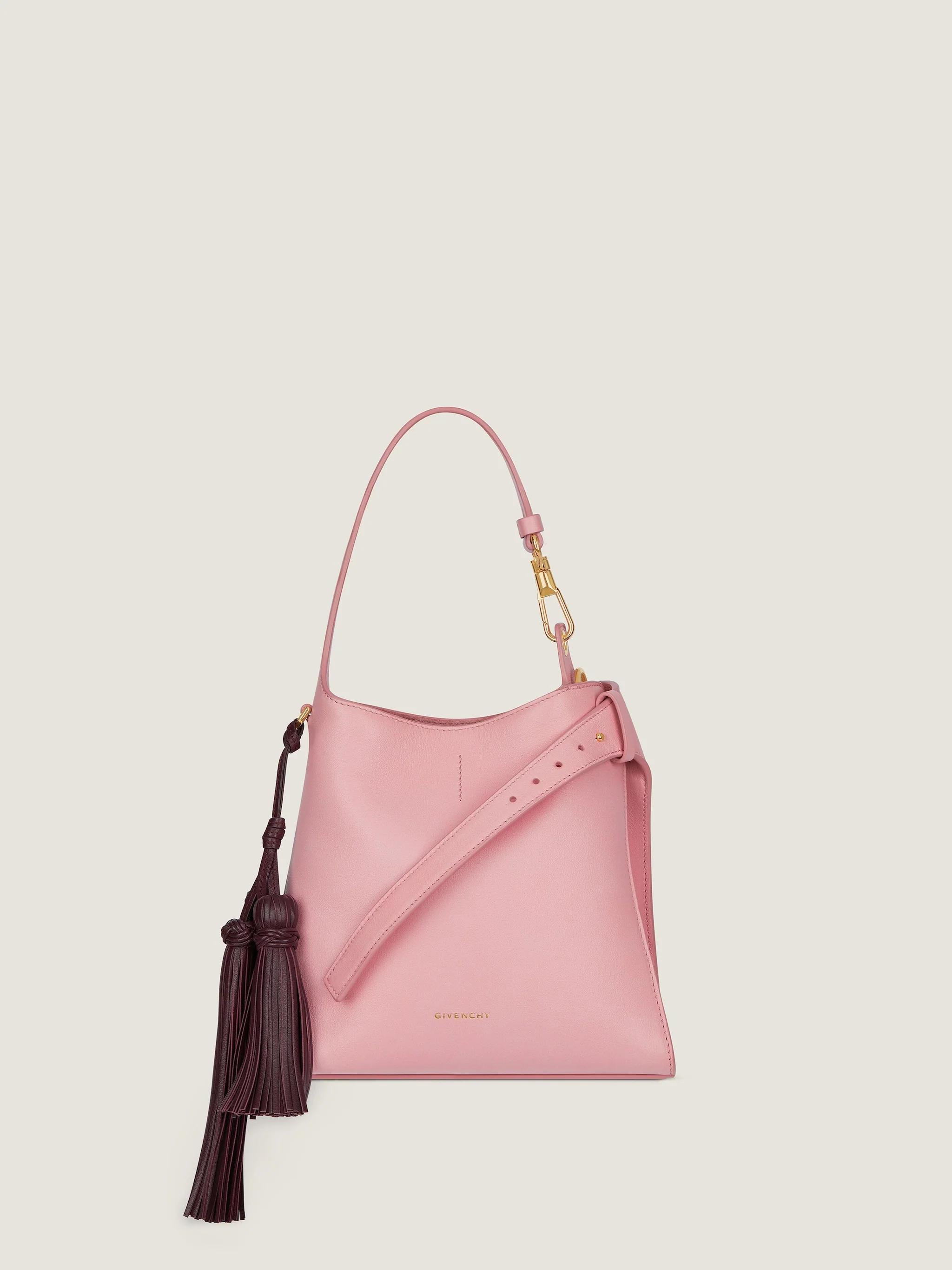 Mini Belted Hobo Bag In Leather - Image 8