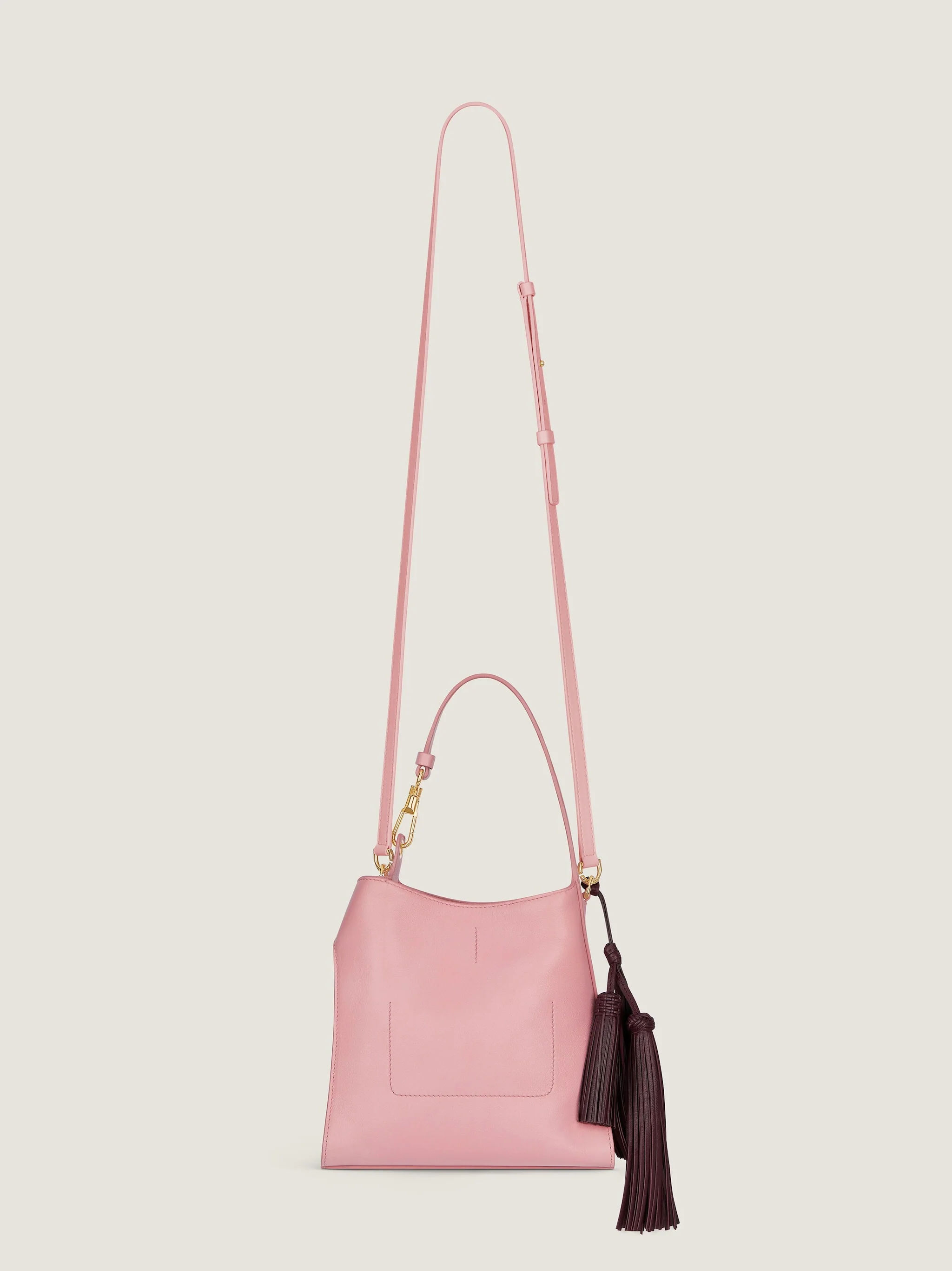 Mini Belted Hobo Bag In Leather - Image 9