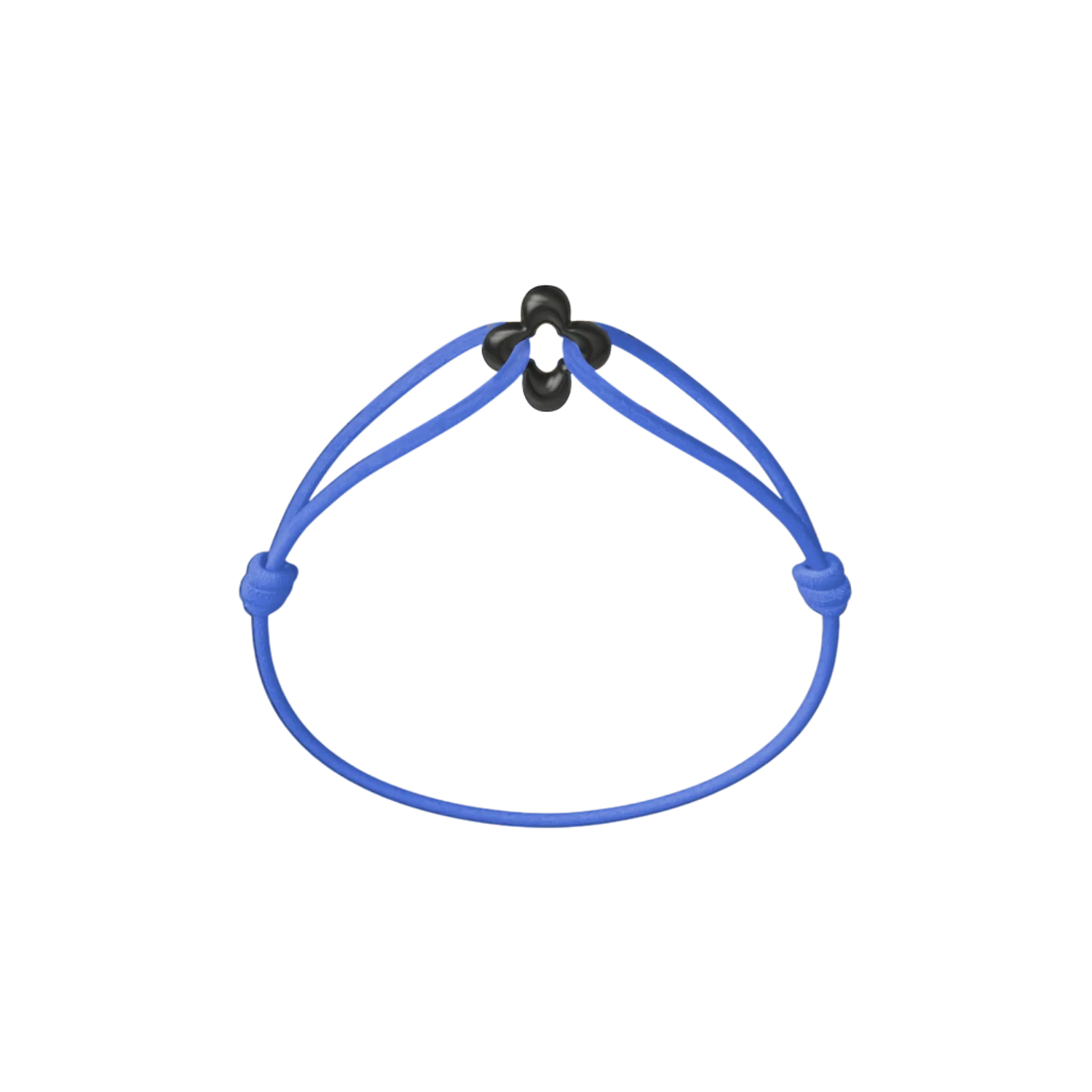 Mini Black Clover Cord Bracelet - Image 15