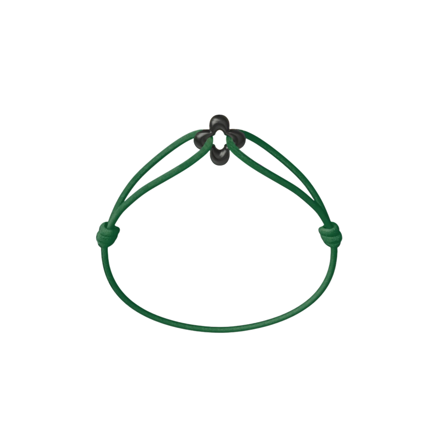 Mini Black Clover Cord Bracelet - Image 22