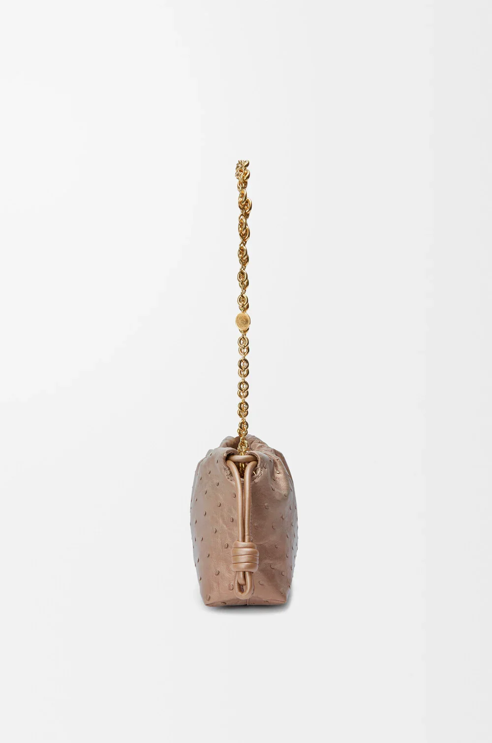 Mini Flamenco Purse In Pearlised Ostrich - Image 4