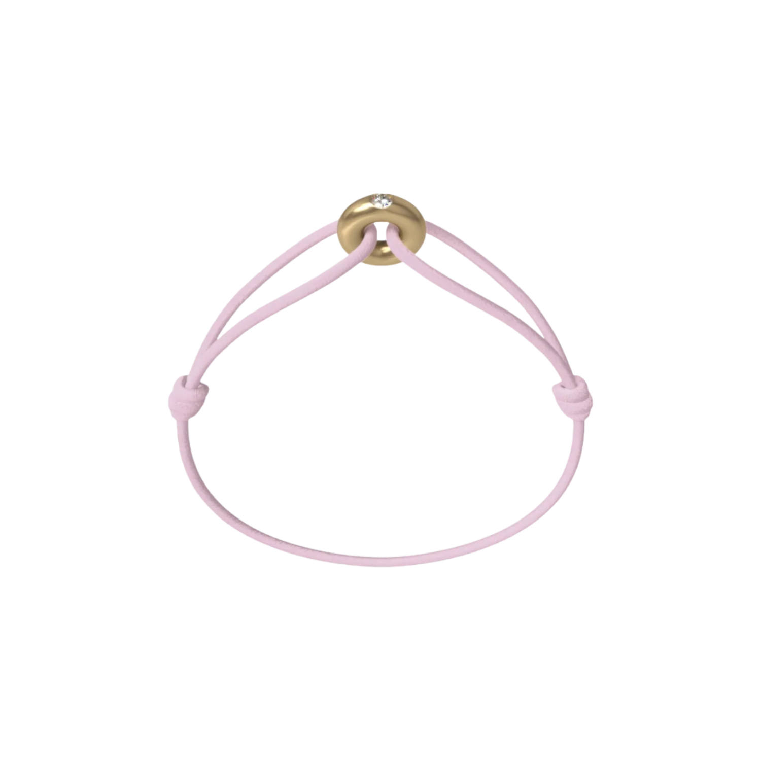 Mini Golden Soho Diamond Cord Bracelet - Image 13