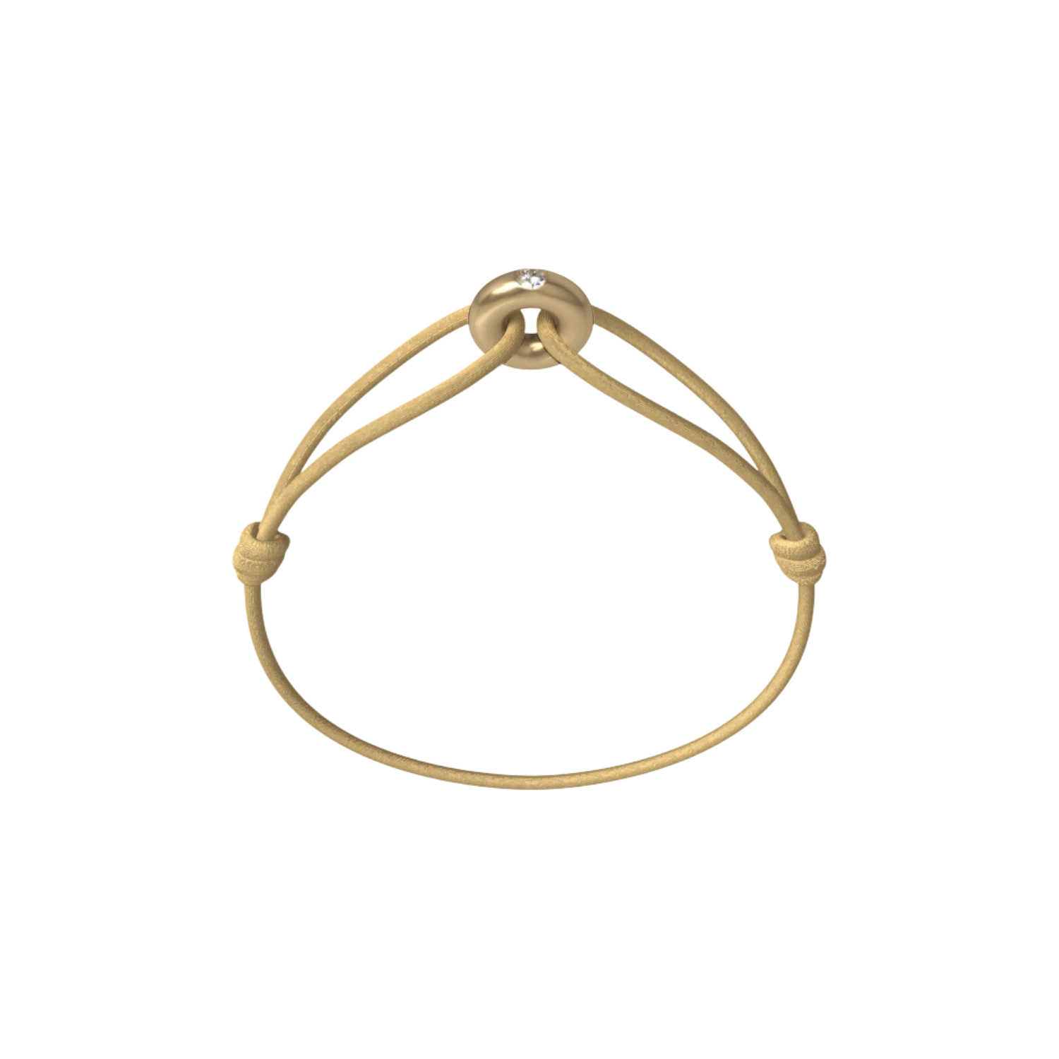 Mini Golden Soho Diamond Cord Bracelet - Image 20