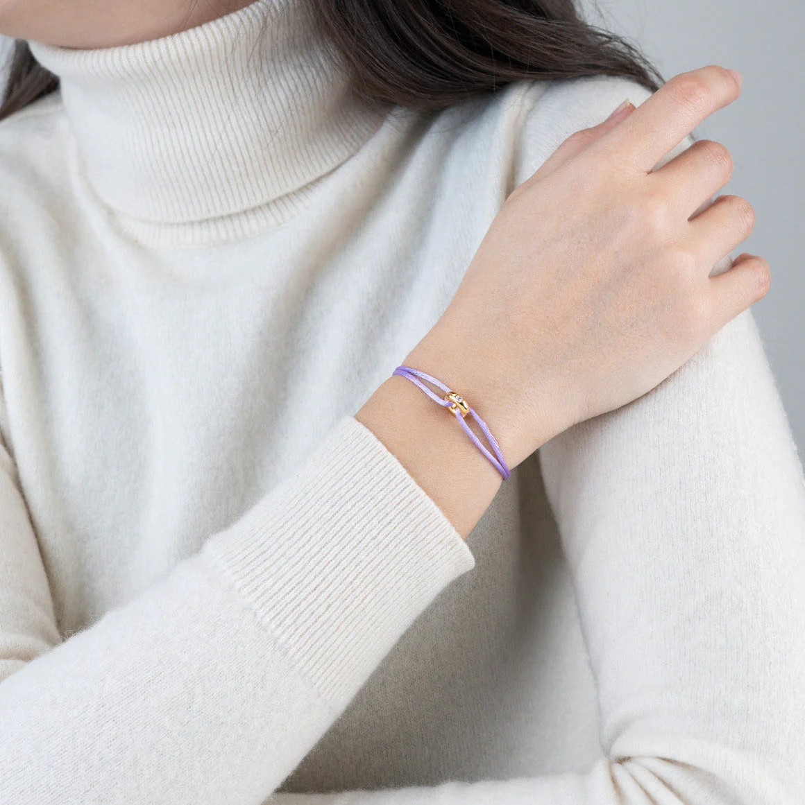 Mini Golden Soho Diamond Cord Bracelet - Image 27