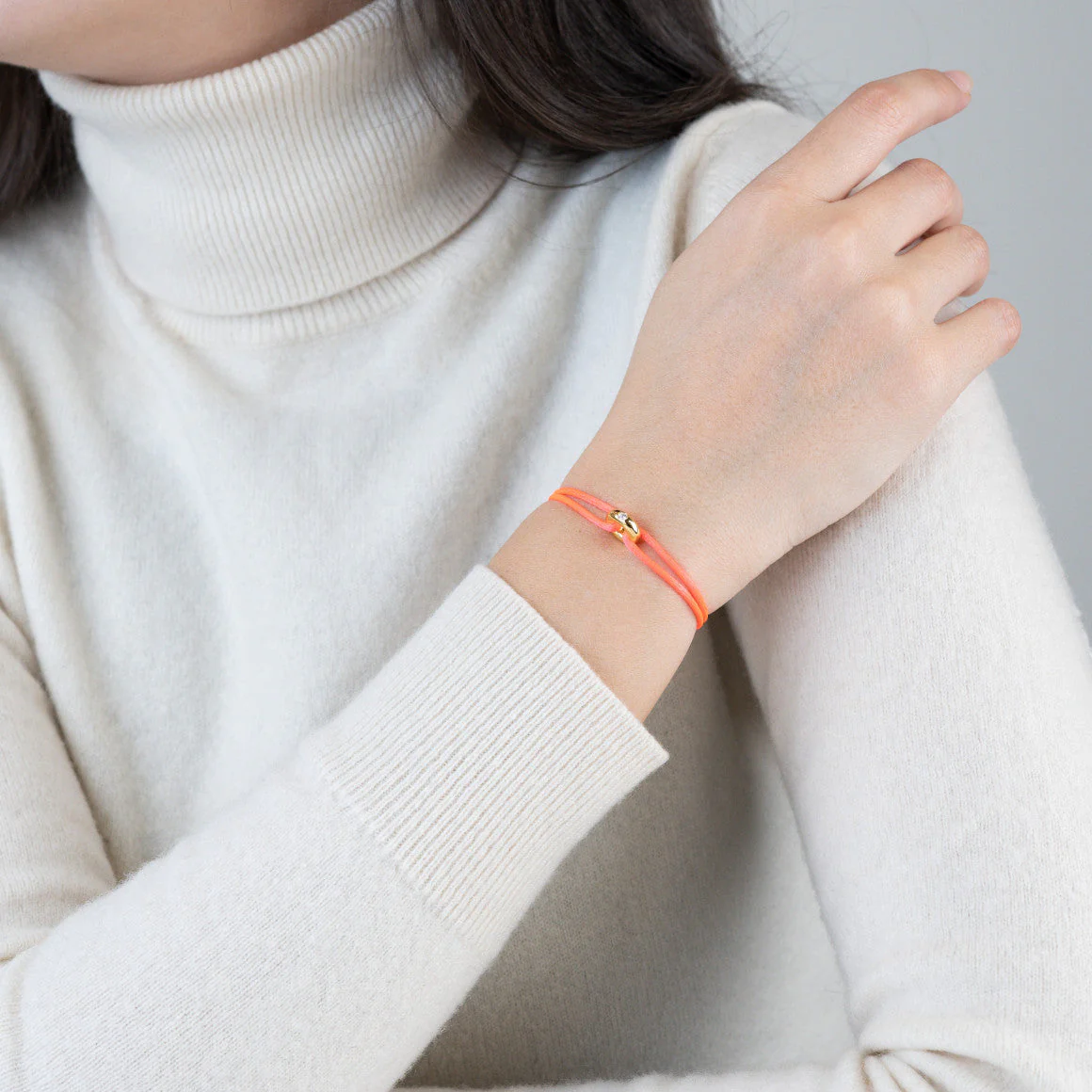 Mini Golden Soho Diamond Cord Bracelet - Image 31