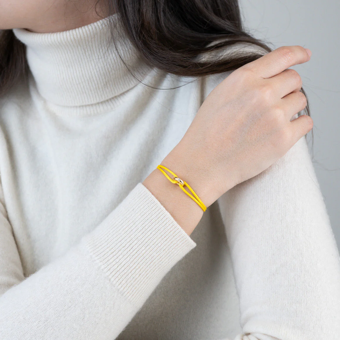 Mini Golden Soho Diamond Cord Bracelet - Image 32
