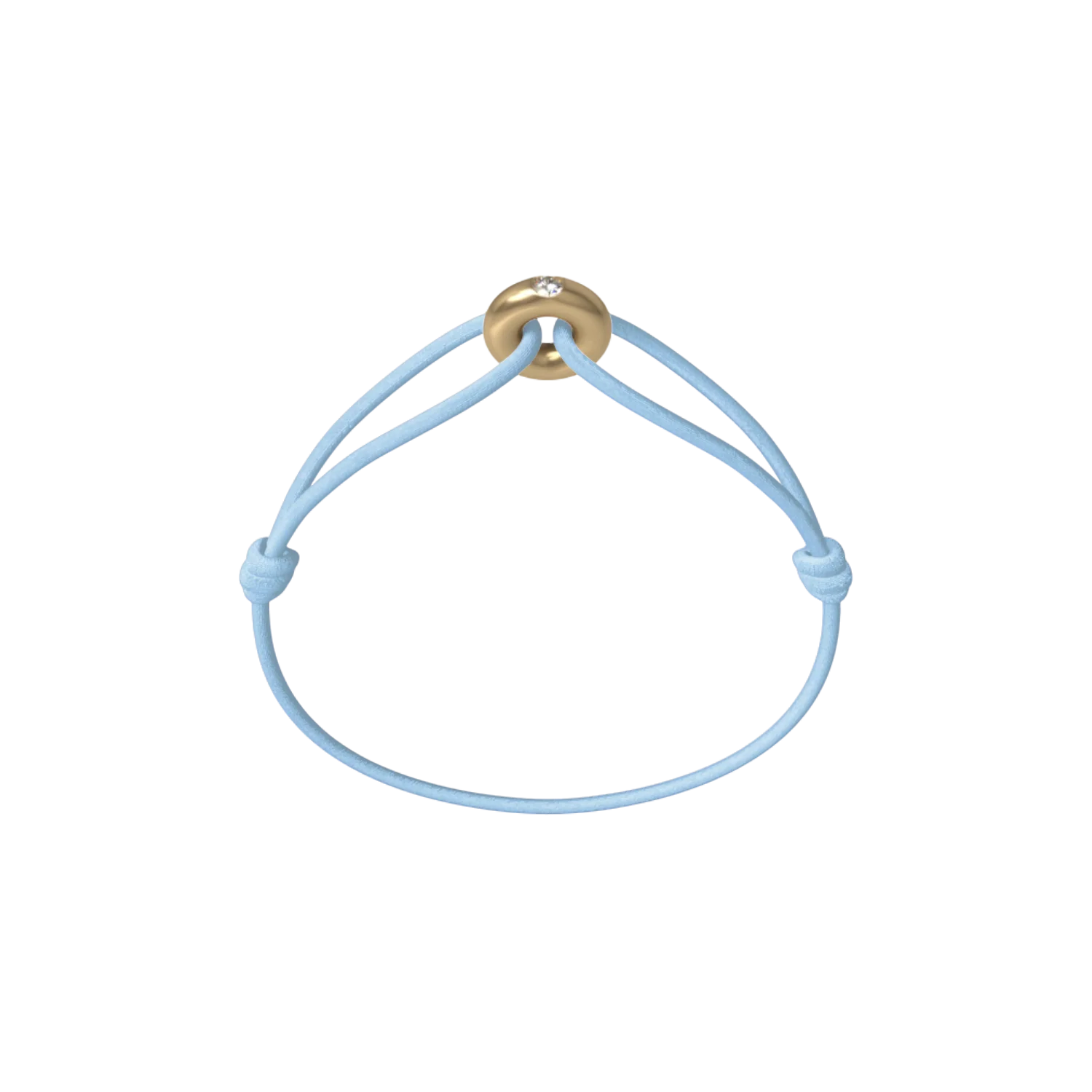 Mini Golden Soho Diamond Cord Bracelet - Image 4