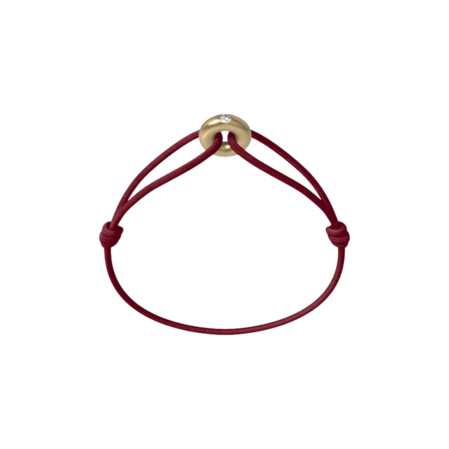 Mini Golden Soho Diamond Cord Bracelet - Image 6