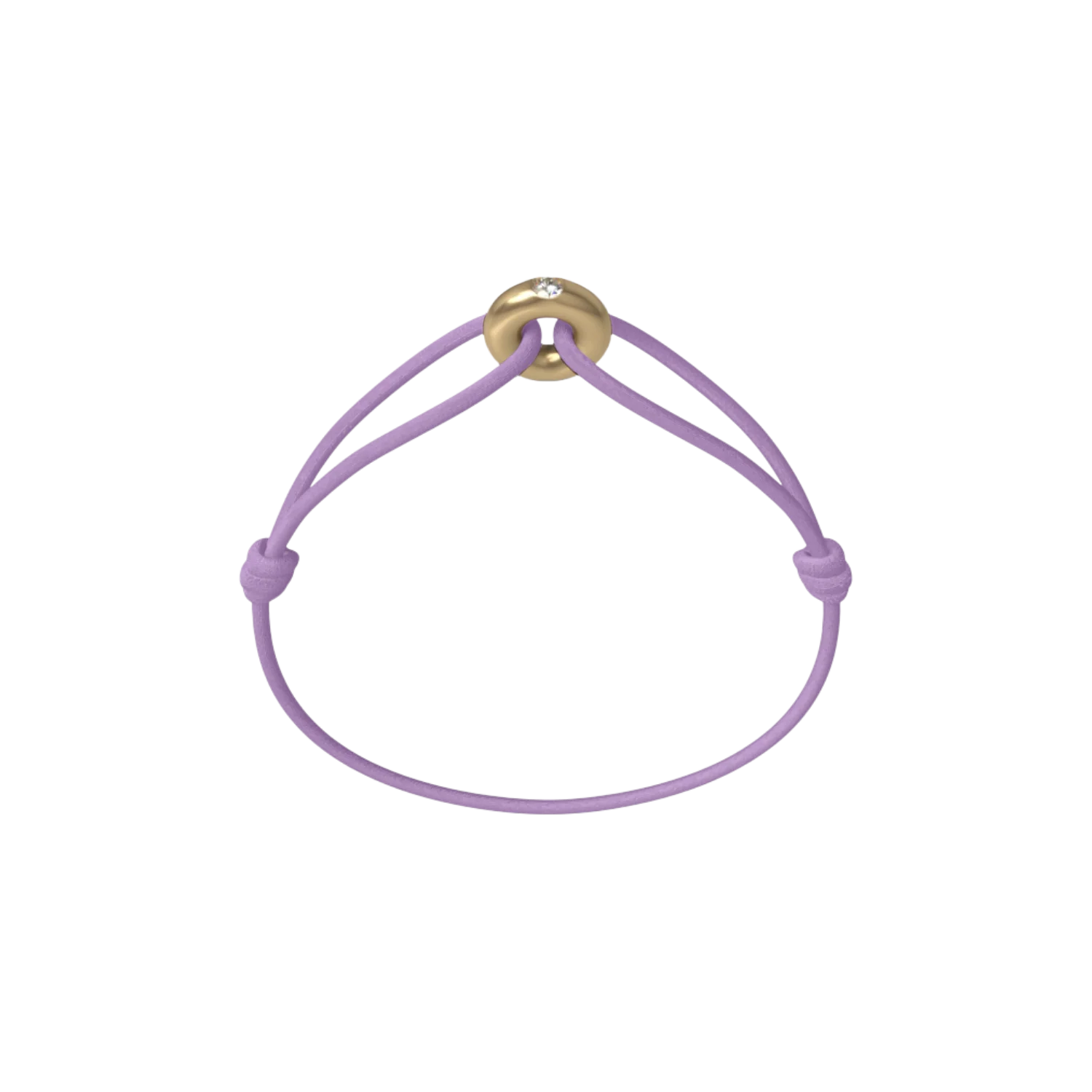 Mini Golden Soho Diamond Cord Bracelet - Image 9