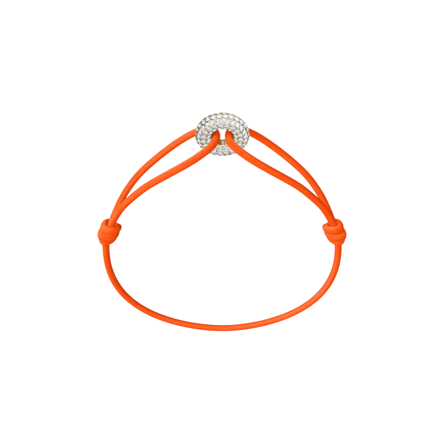 Mini Golden Soho Pavé Cord Bracelet - Image 15