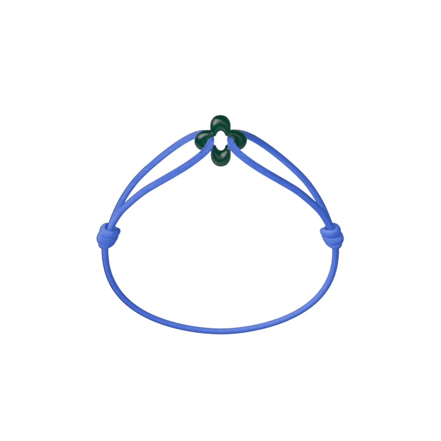 Mini Green Clover Cord Bracelet - Image 16
