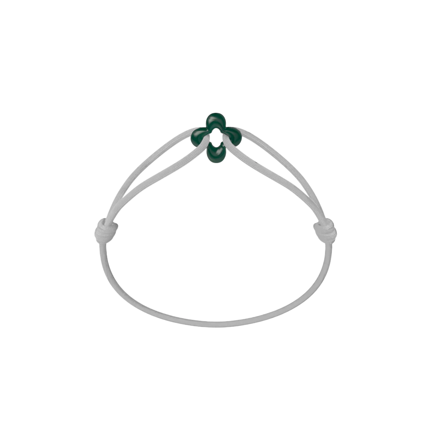 Mini Green Clover Cord Bracelet - Image 26