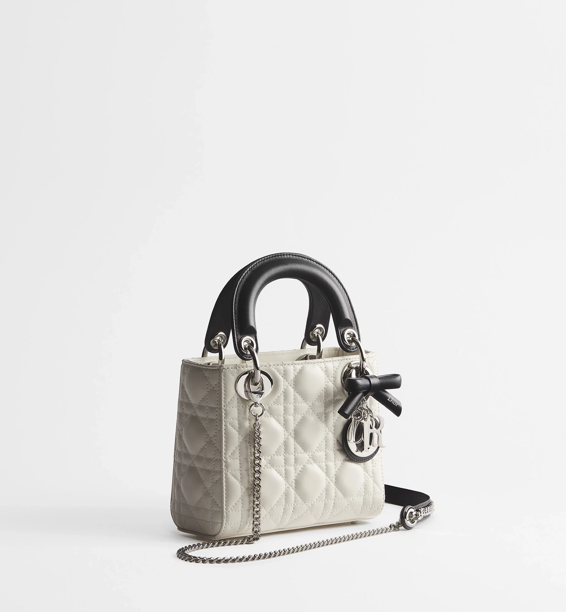Mini Lady Dior Bag With Chain - Image 3