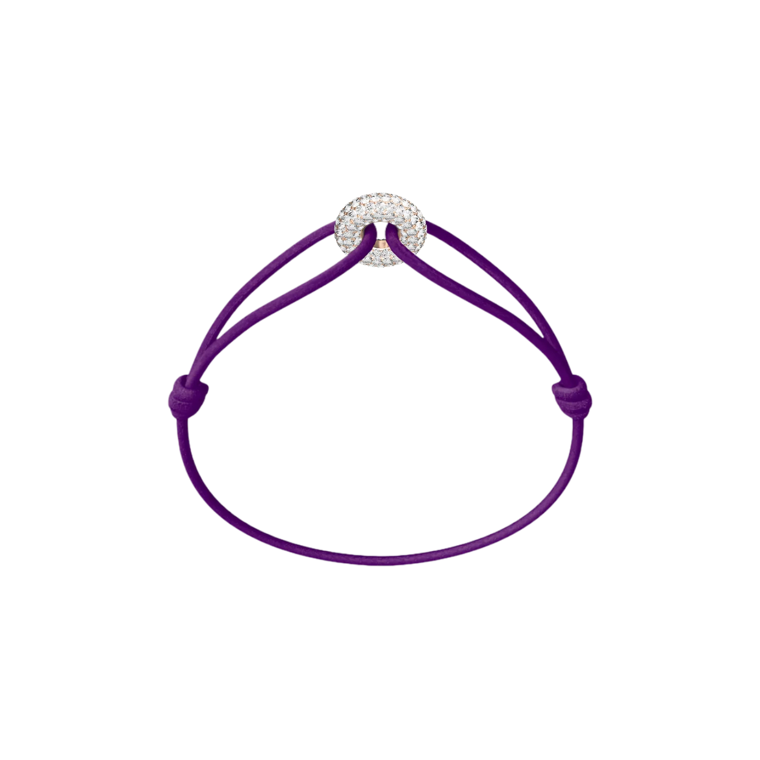 Mini Rose Soho Pavé Cord Bracelet - Image 21