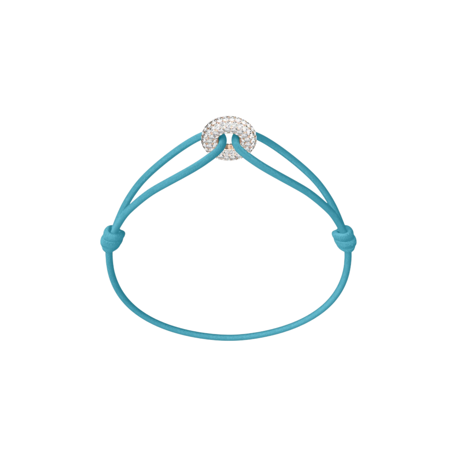 Mini Rose Soho Pavé Cord Bracelet - Image 25