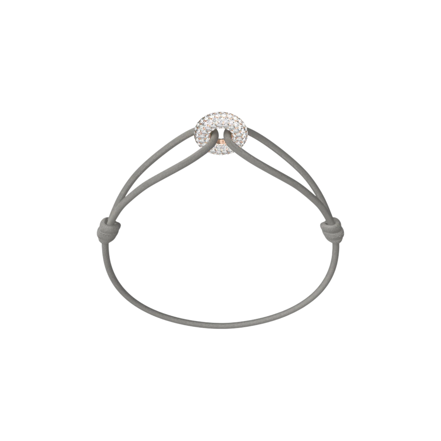 Mini Rose Soho Pavé Cord Bracelet - Image 9
