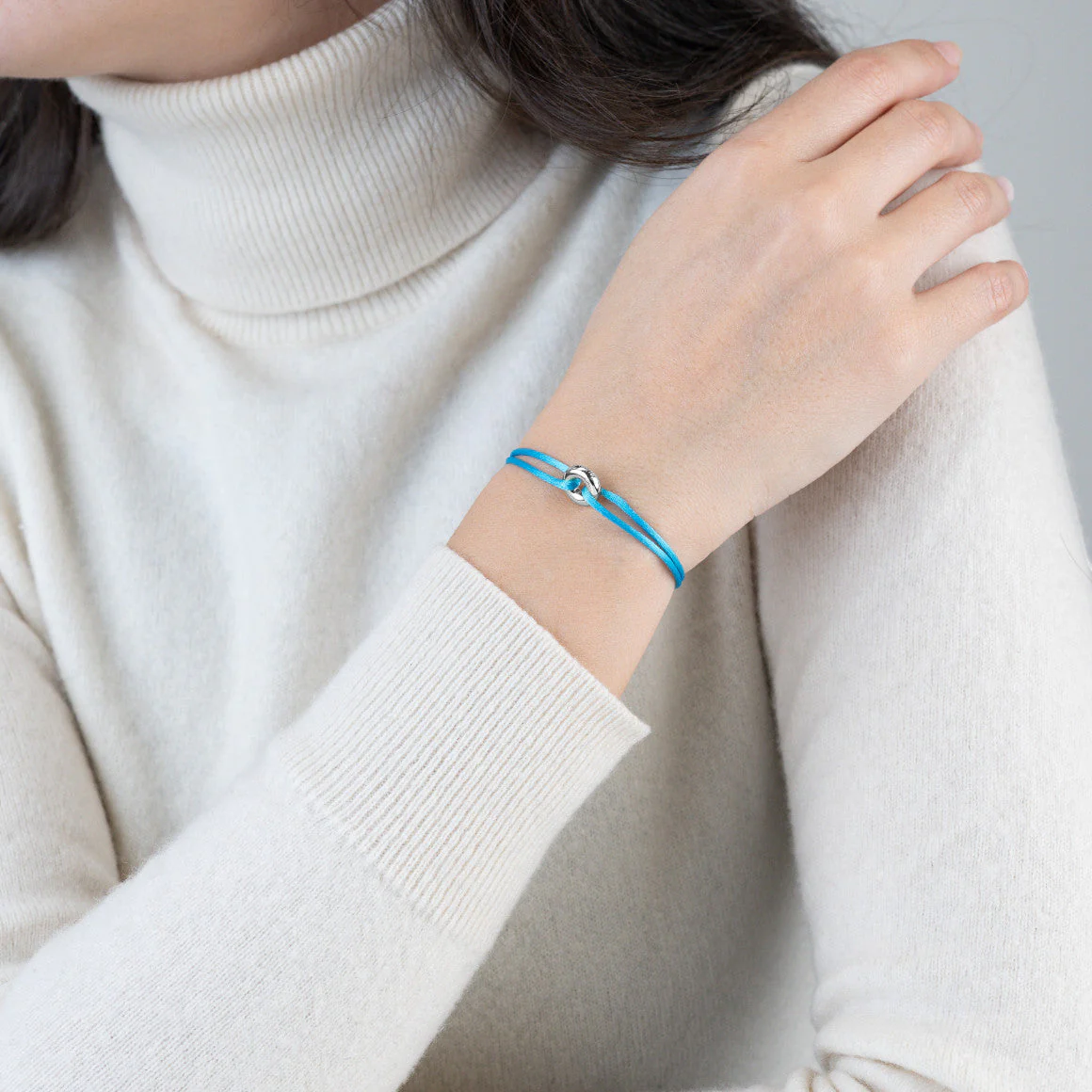 Mini Silver Soho Cord Bracelet - Image 33