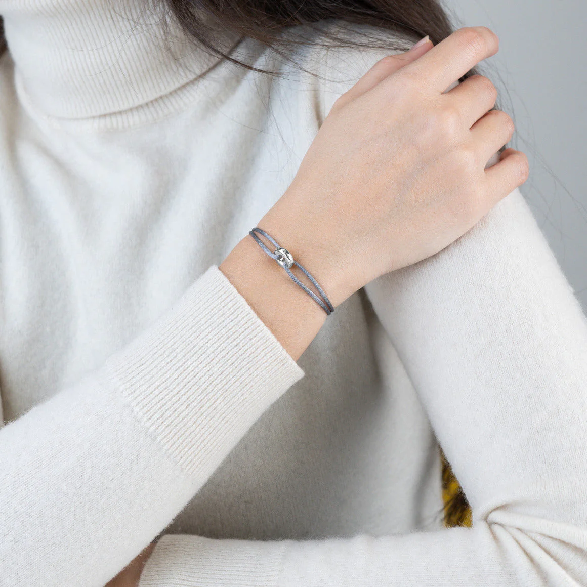 Mini Silver Soho Cord Bracelet - Image 34