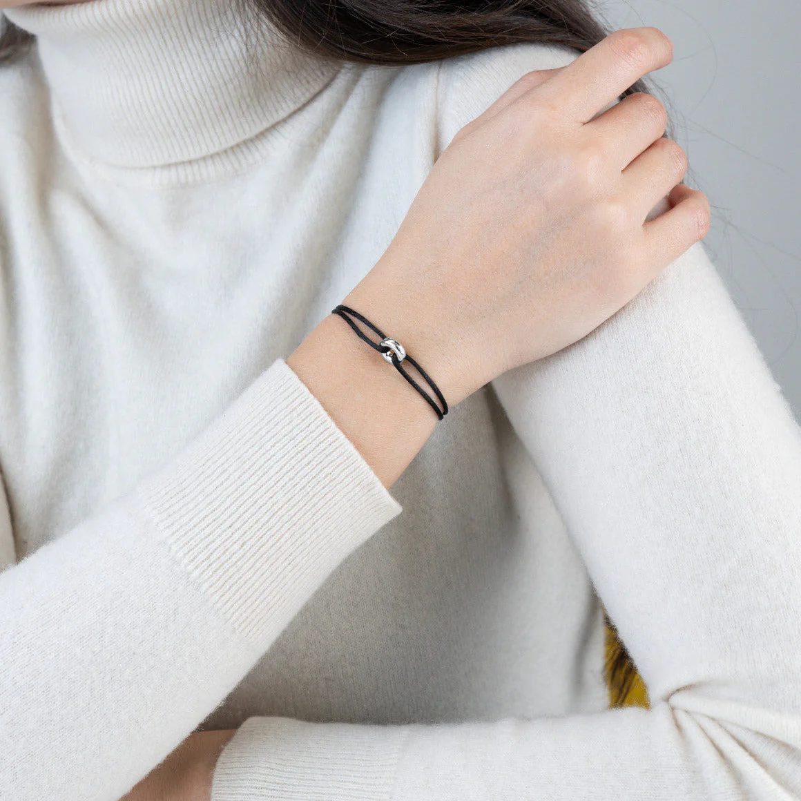 Mini Silver Soho Cord Bracelet - Image 35