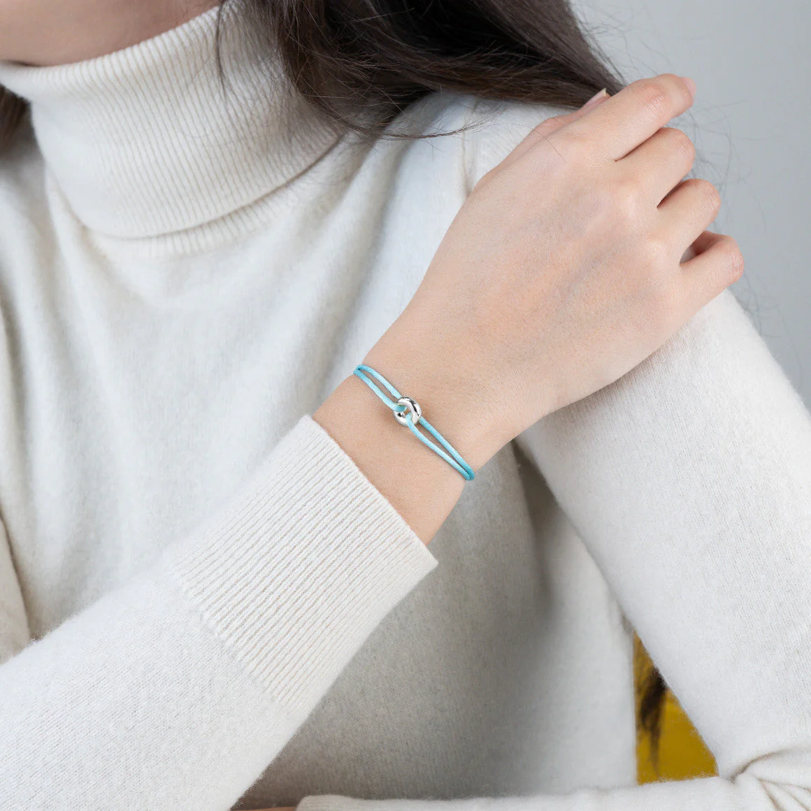 Mini Silver Soho Cord Bracelet - Image 36