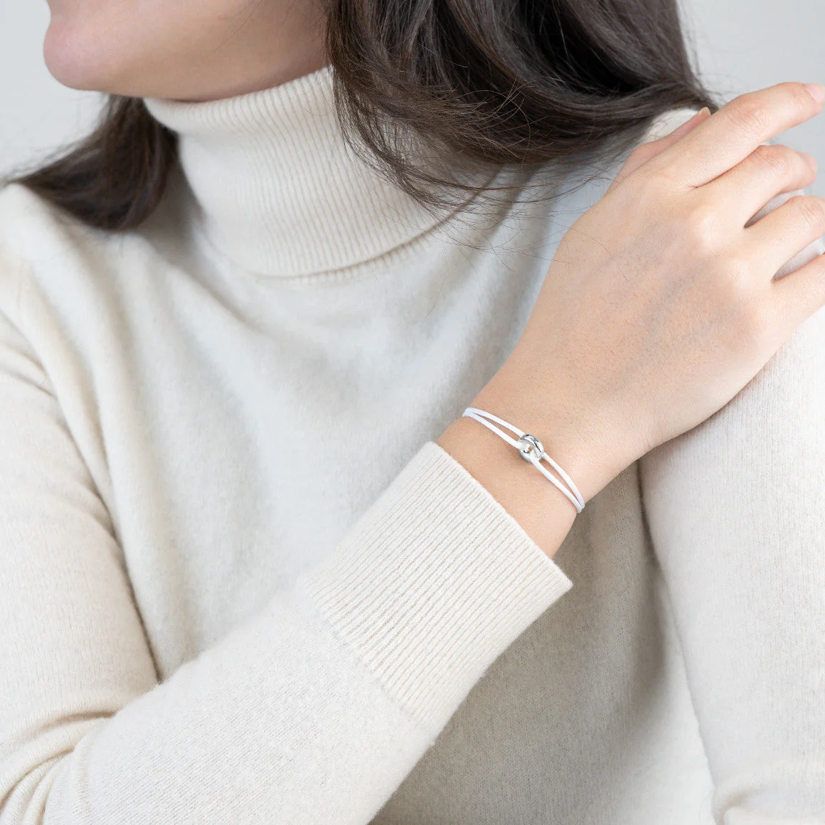 Mini Silver Soho Cord Bracelet - Image 42