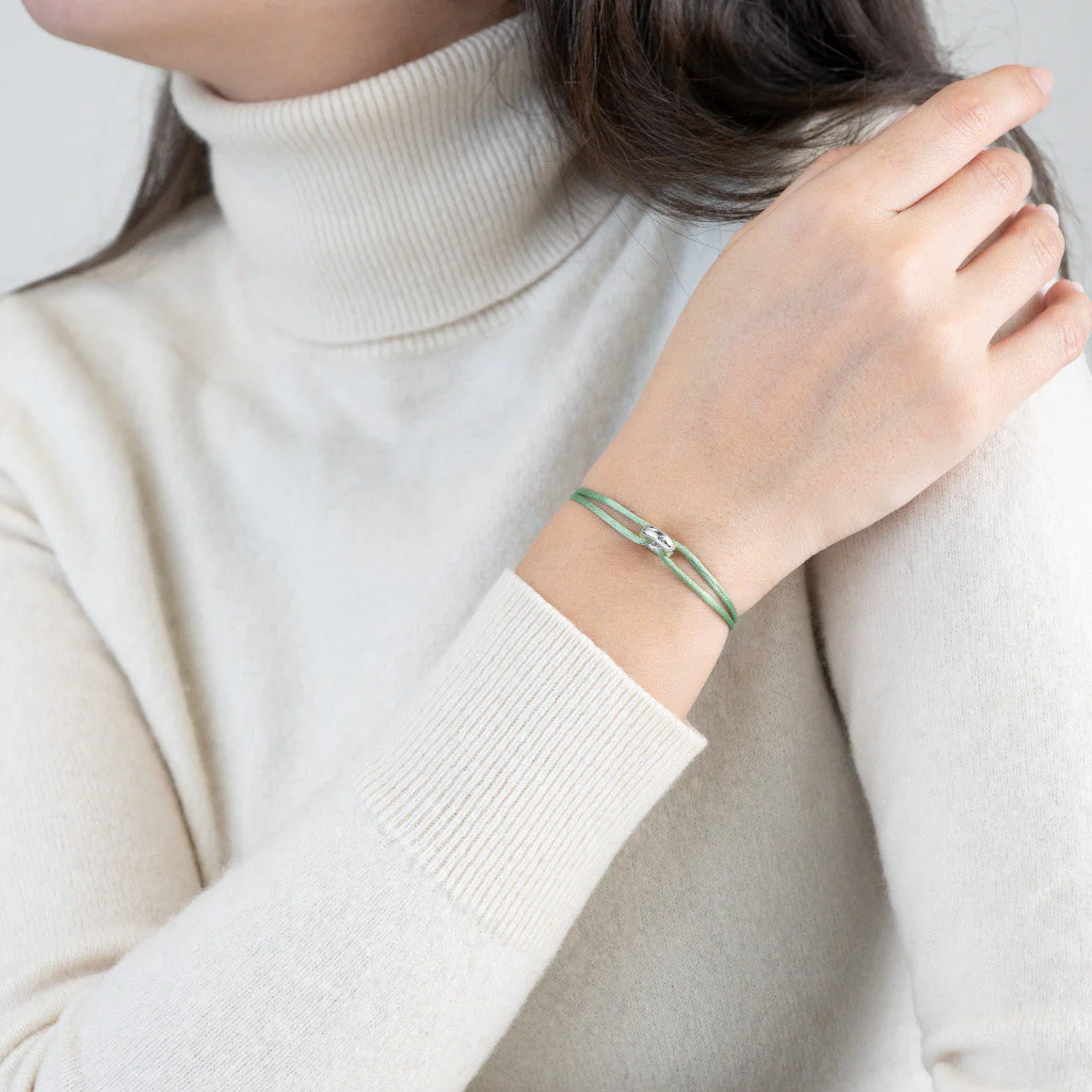 Mini Silver Soho Cord Bracelet - Image 43