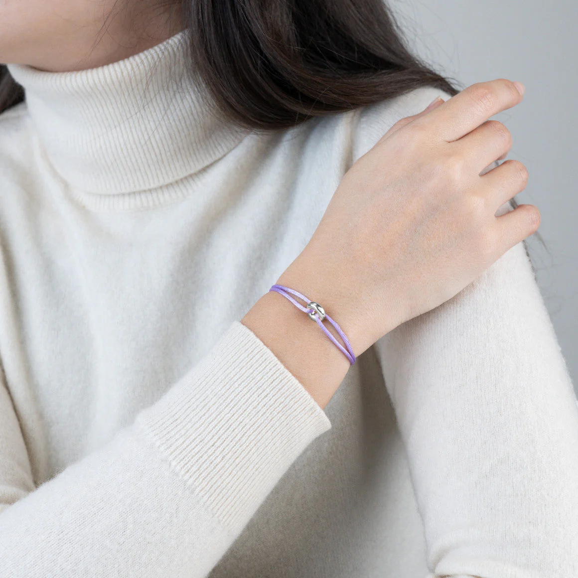 Mini Silver Soho Cord Bracelet - Image 45