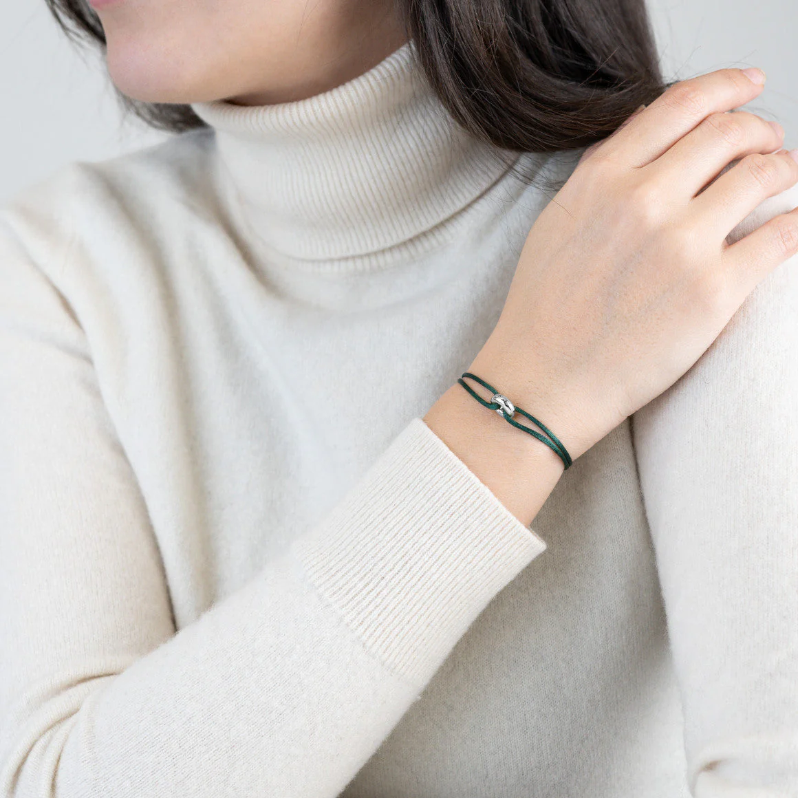 Mini Silver Soho Cord Bracelet - Image 46