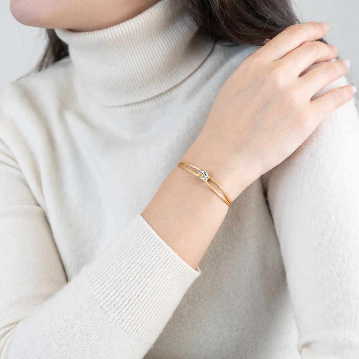 Mini Silver Soho Cord Bracelet - Image 48