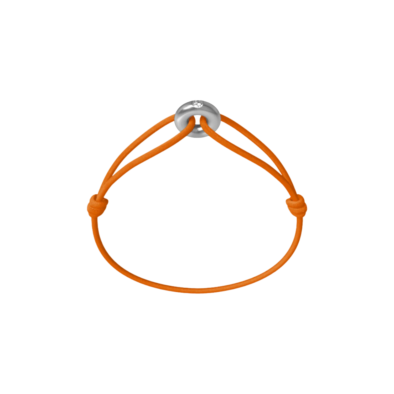 Mini Silver Soho Diamond Cord Bracelet - Image 14